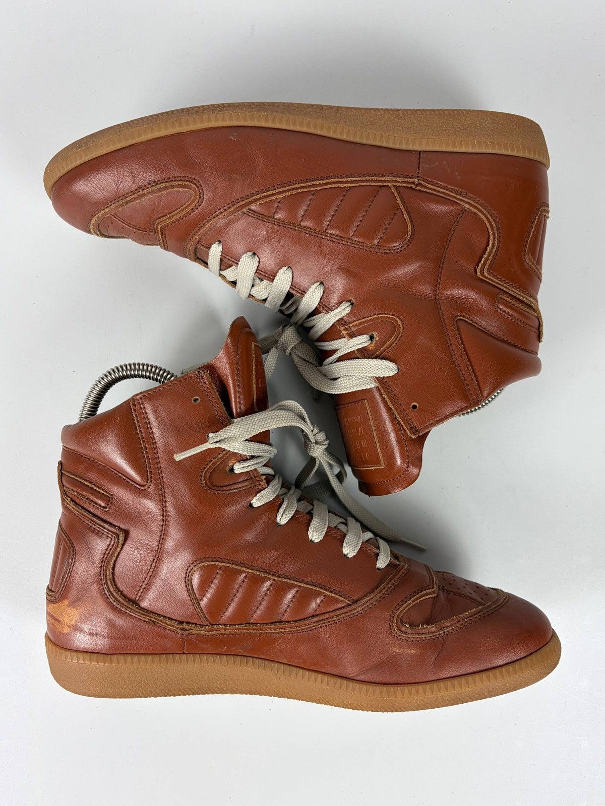 Maison Margiela 2012 Maison Margiela leather high top GAT Size US 8 / EU 41 - 5 Thumbnail