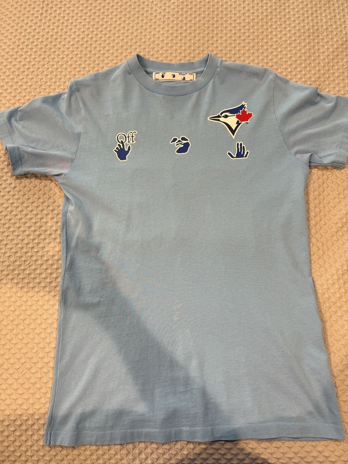 MLB × Off-White MLB X Off White Blue Jays Tee Size US S / EU 44-46 / 1 - 1 Thumbnail
