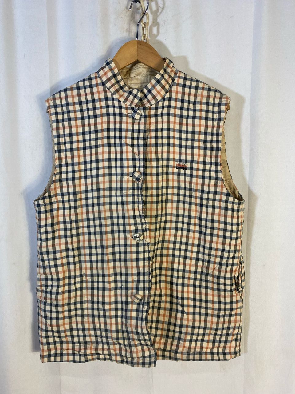 DAKS × Vintage Unisex🔥 vintage darks London button up vest Size L / US 10 / IT 46 - 1 Thumbnail