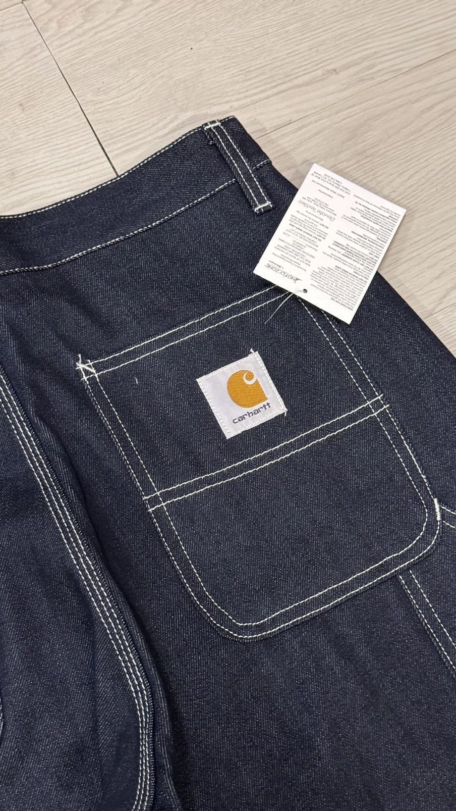 Jean Double Knee Carpenter Jeans Homemade Size US 32 / EU 48 - 6 Thumbnail