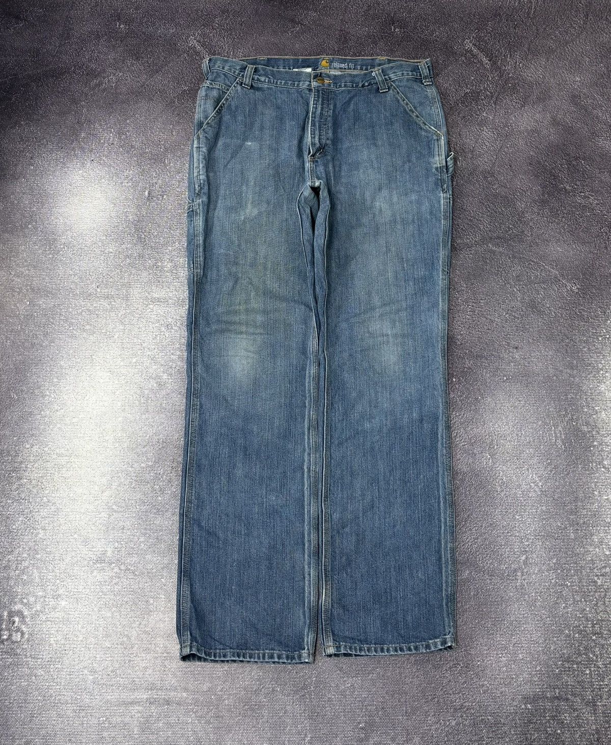 Carhartt Vintage Carhartt Y2K Hype Relaxed Fit Faded Work Denim Jeans Size US 38 / EU 54 - 2 Thumbnail