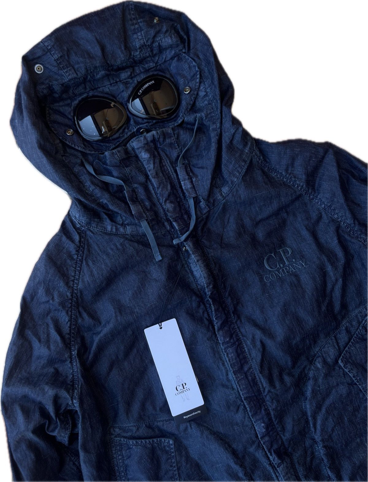 C.P. Company C.P. Company Lino Wax Goggle Jacket Size US M / EU 48-50 / 2 - 3 Thumbnail