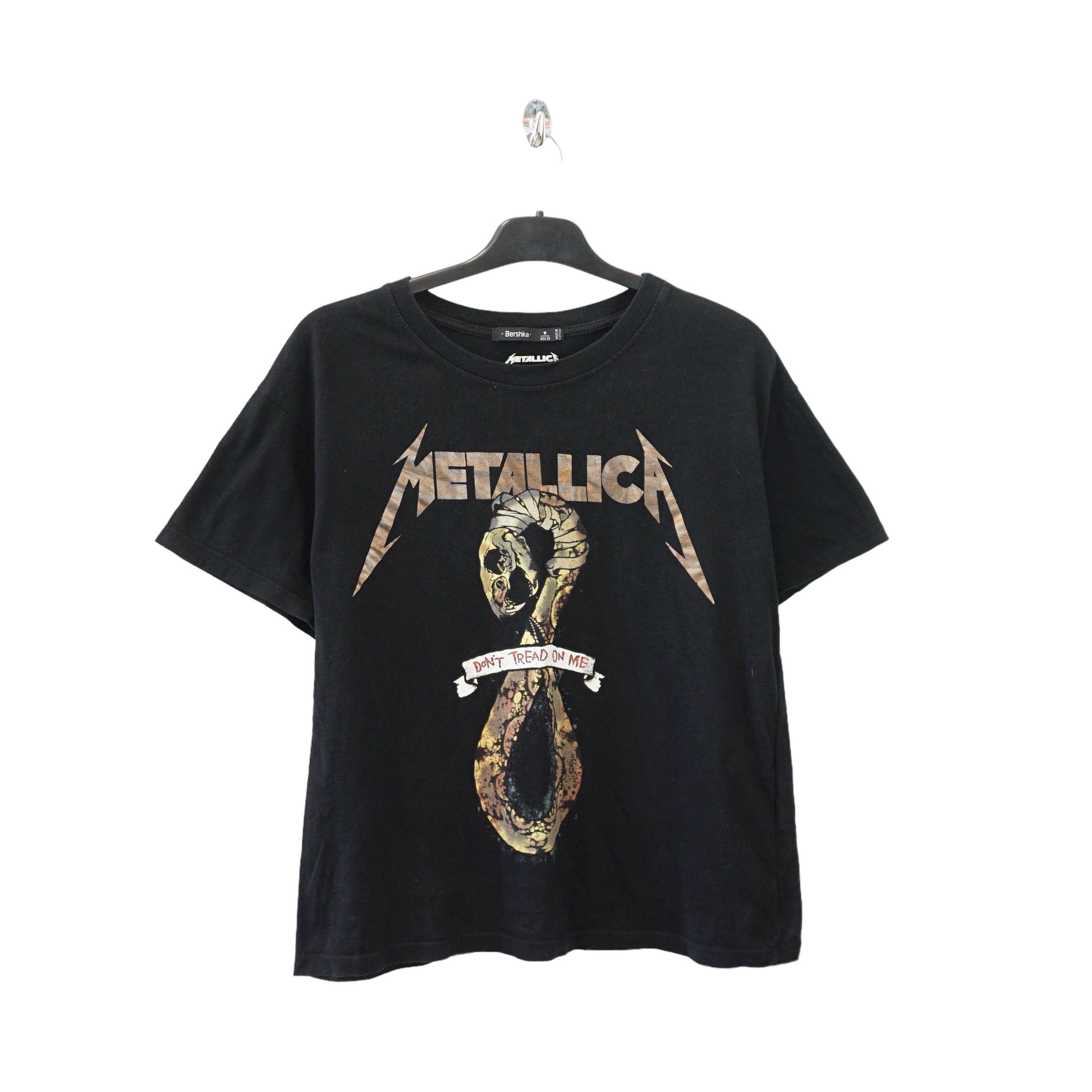 Band Tees × Bershka × Metallica 2016 Don't Tread On Me Graphic Tee Size M / US 6-8 / IT 42-44 - 1 Thumbnail