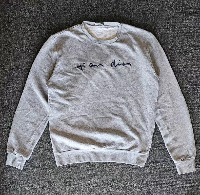Dior Dior Grey Embroidered Hoodie Size US S / EU 44-46 / 1 - 1 Thumbnail