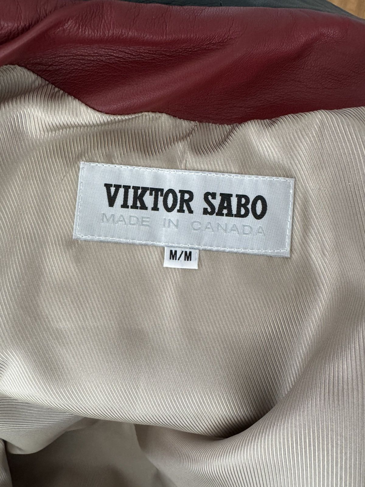 Other Leather Jacket Viktor Sabo Size US M / EU 48-50 / 2 - 4 Thumbnail