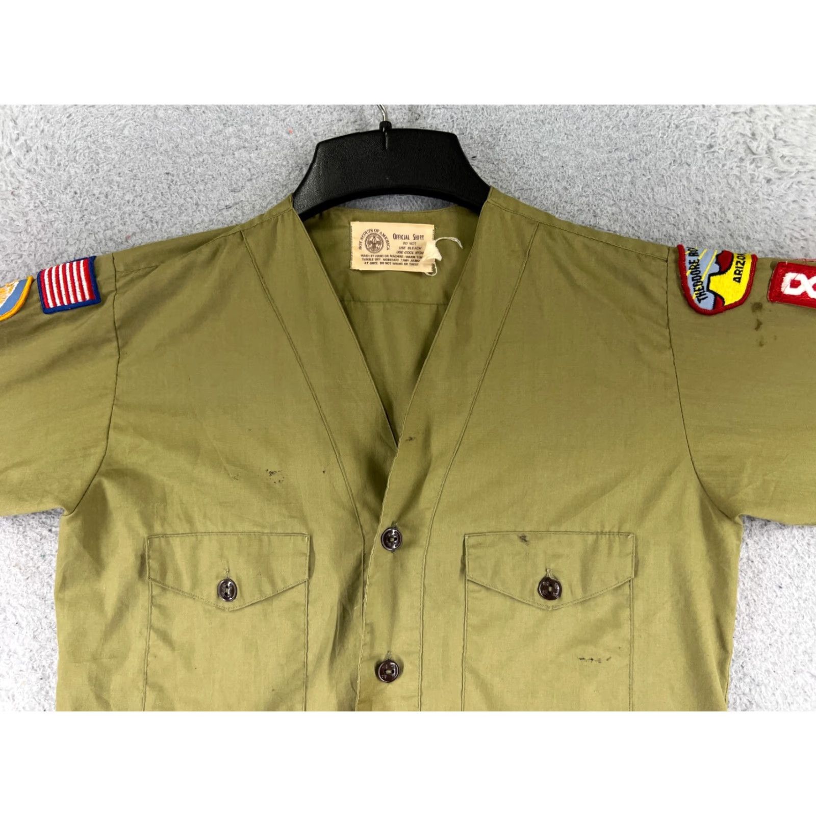 Vintage VINTAGE Boy Scouts of America Shirt Adult S Beige Men READ Size US S / EU 44-46 / 1 - 4 Thumbnail