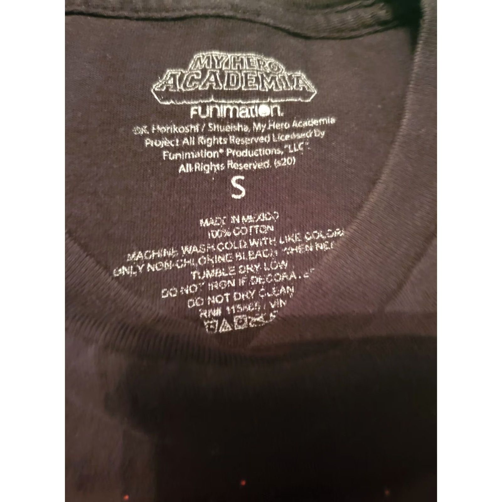 Vintage My Hero Academia Anime Cast Graphic T Shirt Mens Small Black Short Sleeve Size US S / EU 44-46 / 1 - 2 Thumbnail