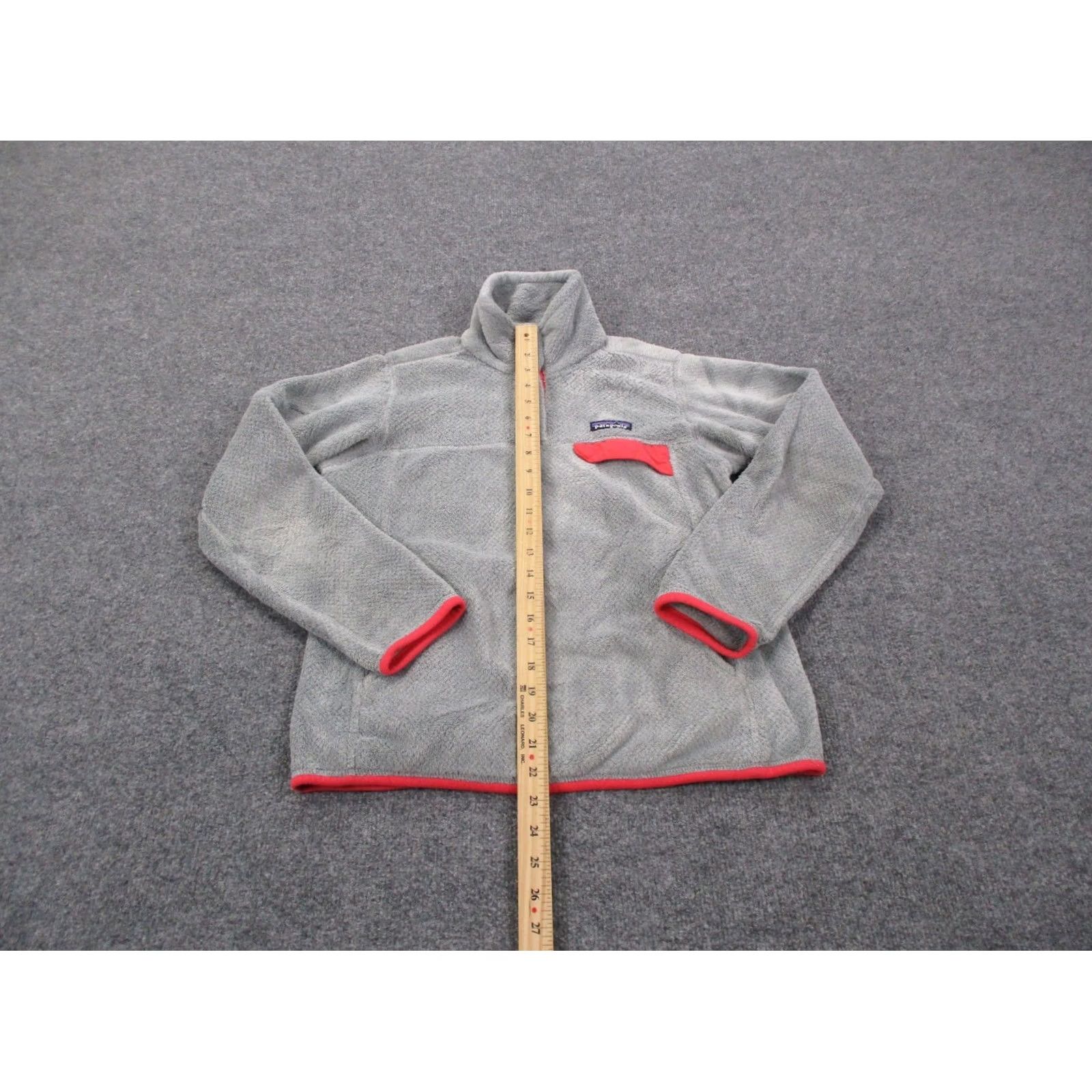 Patagonia Patagonia Jacket Womens XS Snap Polartec Outdoor Hiking Camping Pullover Windbreaker Logo Gray - 25442 Size XS / US 0-2 / IT 36-38 - 3 Thumbnail