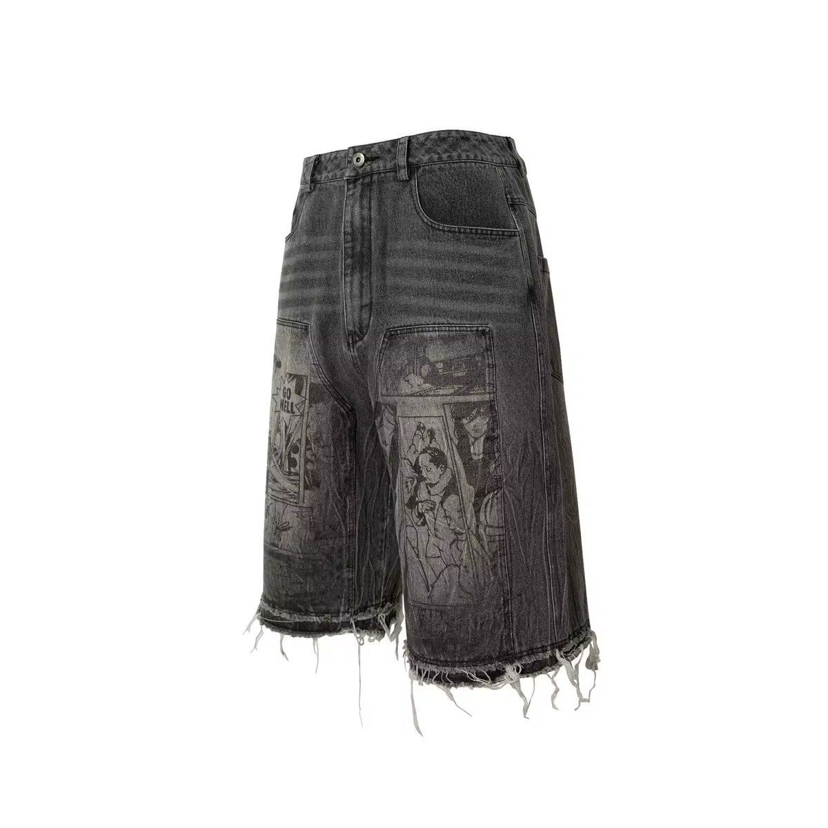 Japanese Brand × Vintage Printed Graffiti Cartoon Jean Size US 30 / EU 46 - 2 Thumbnail