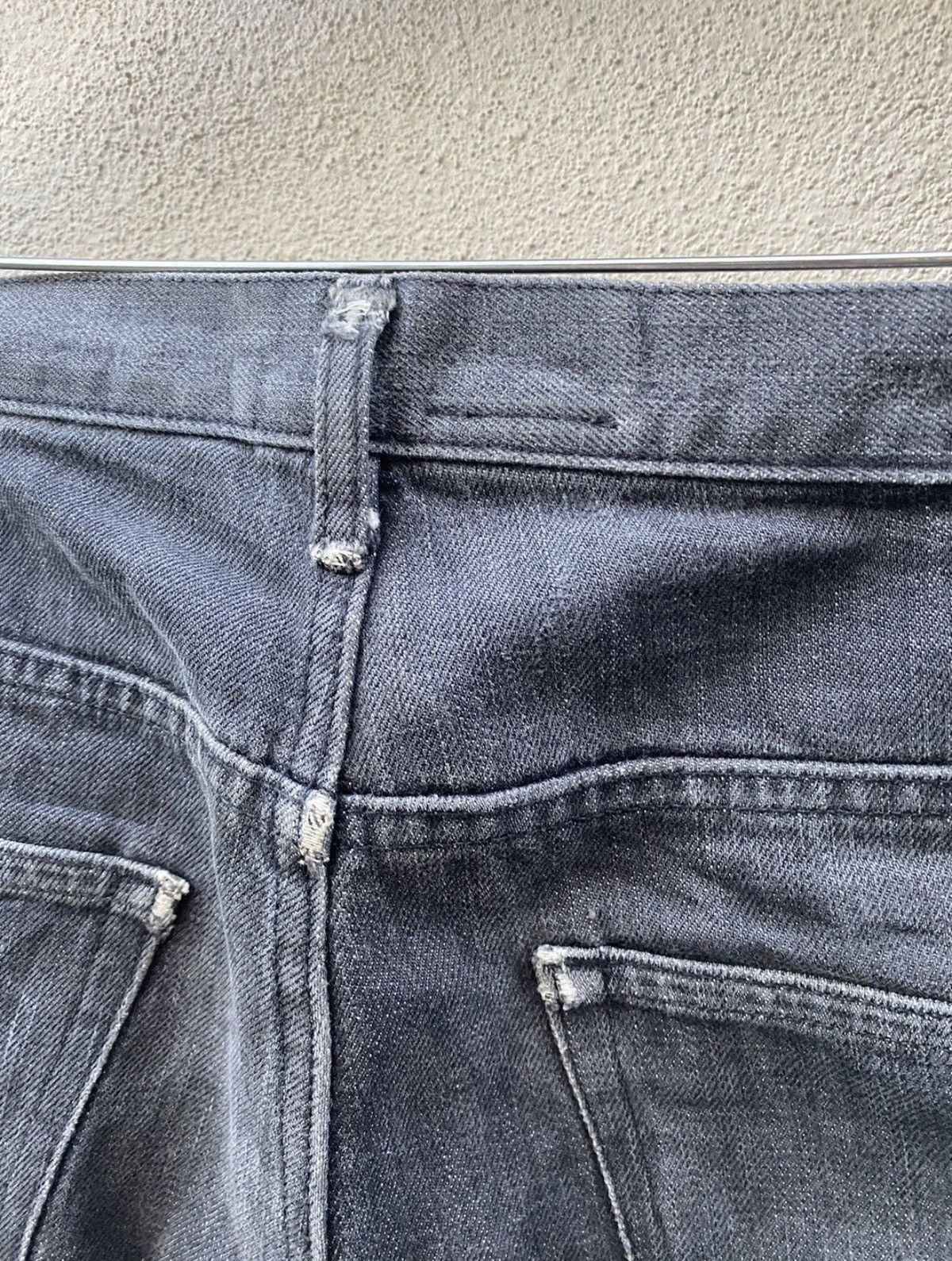 Dior Christian Dior by Hedi Slimane Washed Out Black Jeans Size US 30 / EU 46 - 8 Thumbnail