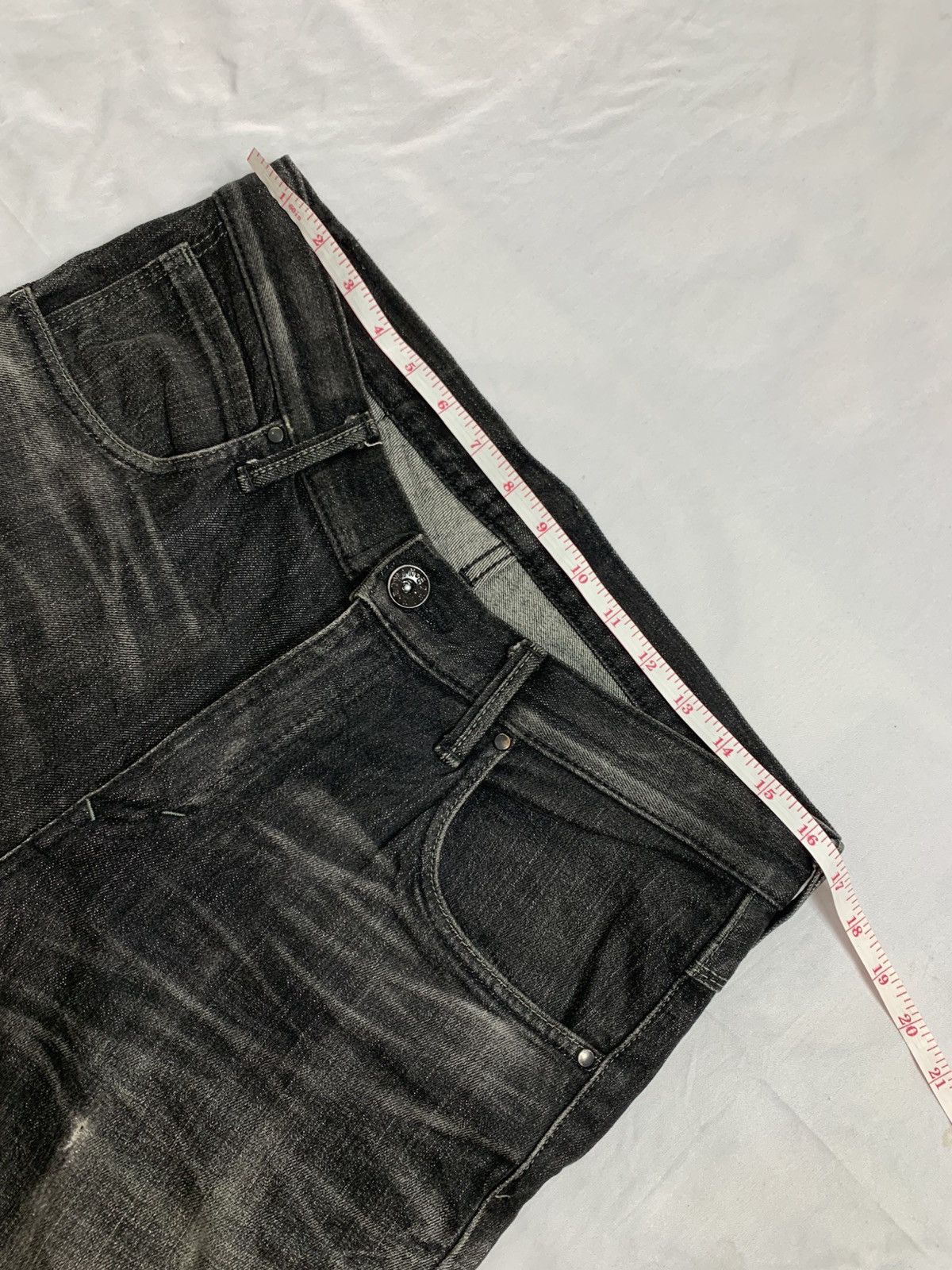 Edwin Vintage edwin stone black mid flare jeans strapes pocket Size US 32 / EU 48 - 12 Thumbnail