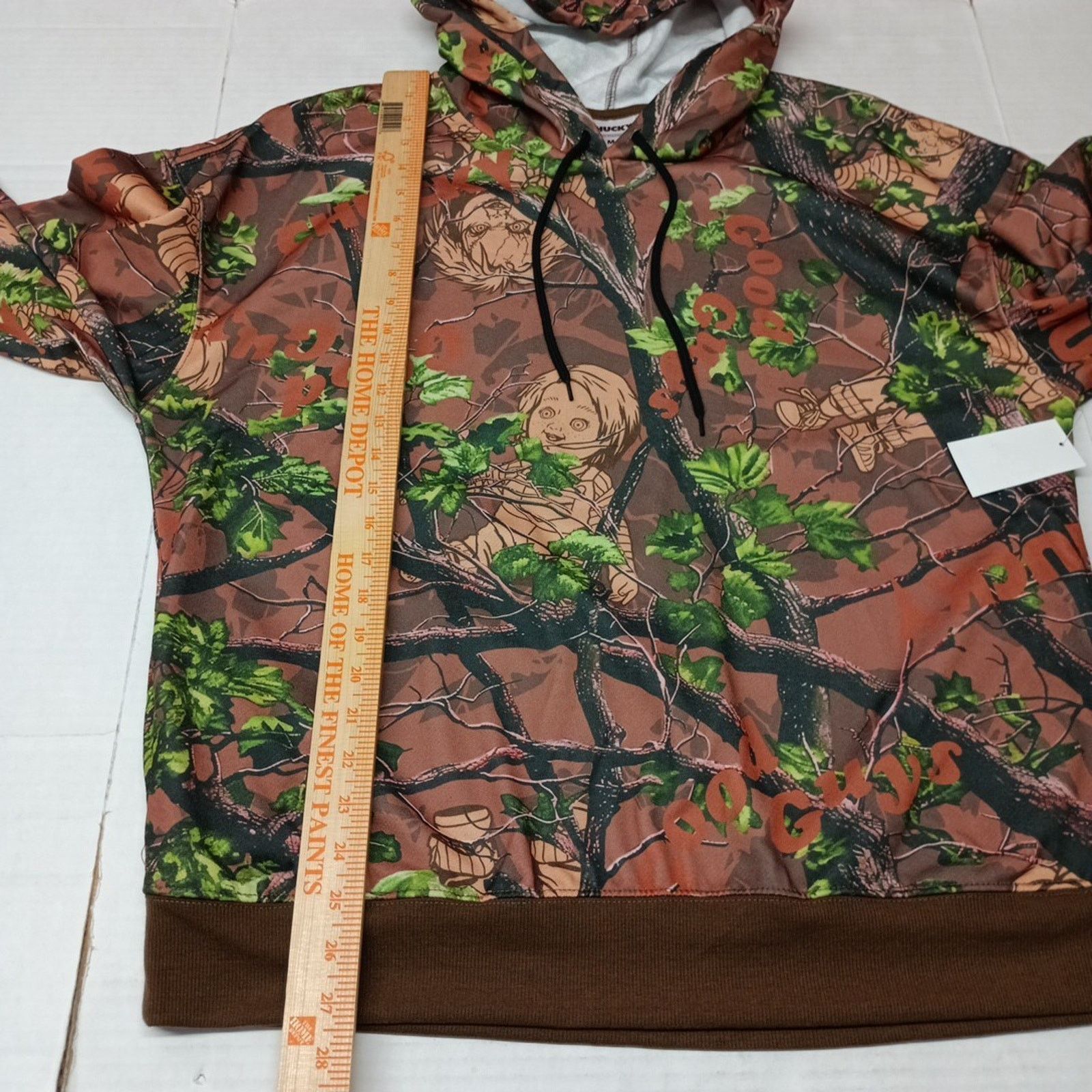 Other Men's Size M Childs Play Chucky Good Guys Camouflage Hoodie Size US M / EU 48-50 / 2 - 6 Thumbnail