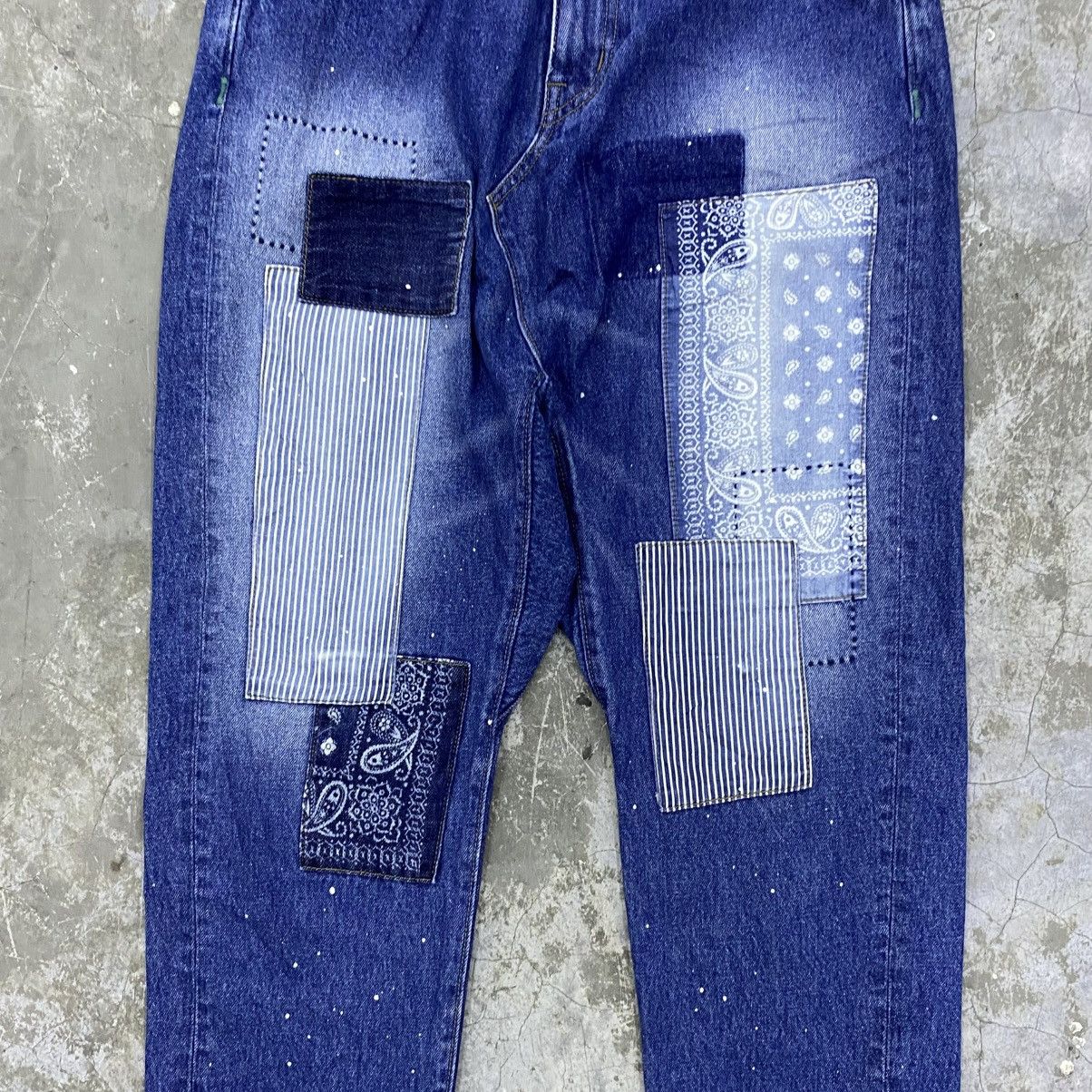 If Six Was Nine vintage tobila union made patchwork jeans Size US 29 - 3 Thumbnail