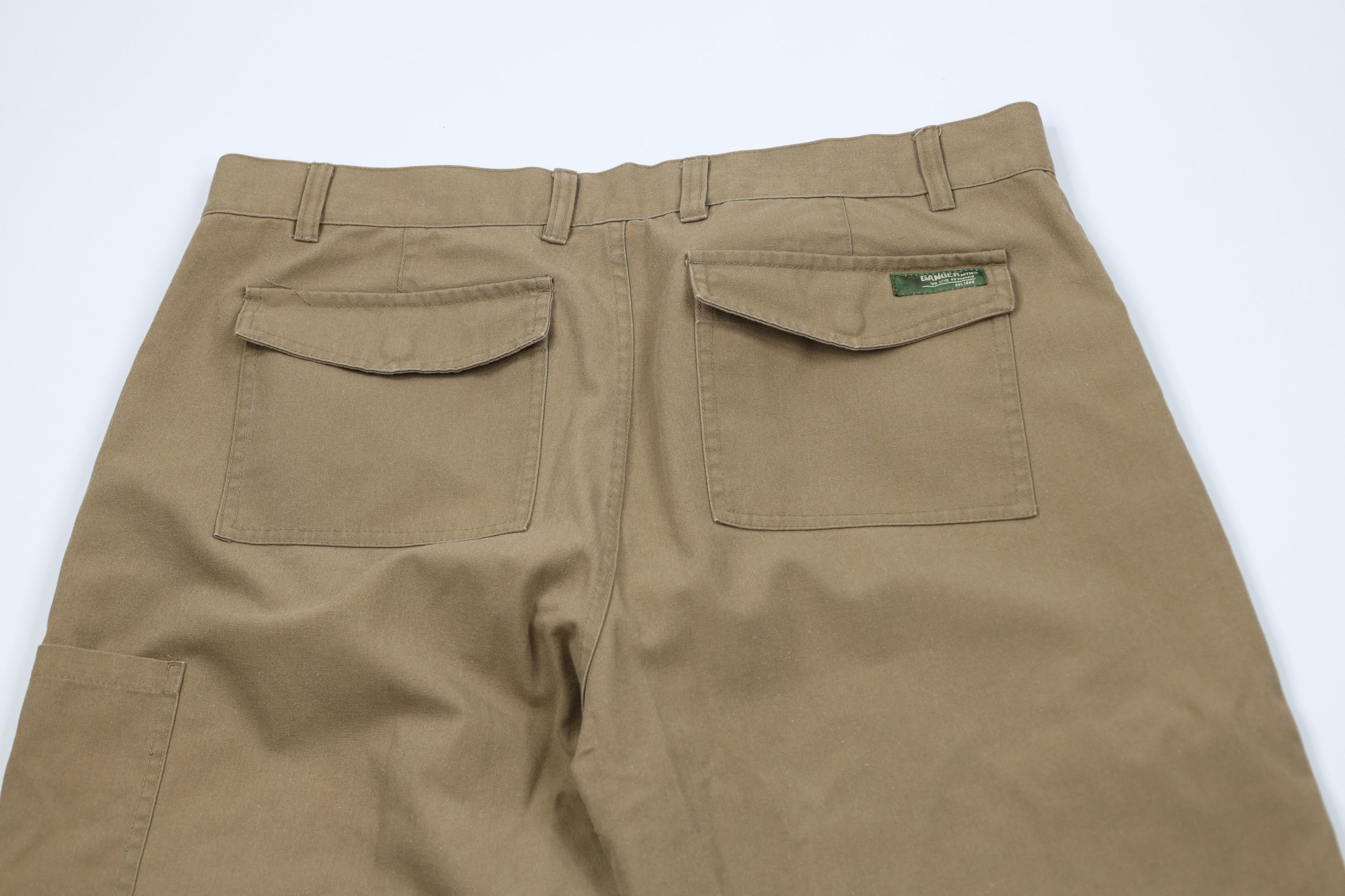 Vintage Vintage Gander Mountain Wide Leg Field Brush Pants Brown Size US 38 / EU 54 - 10 Thumbnail