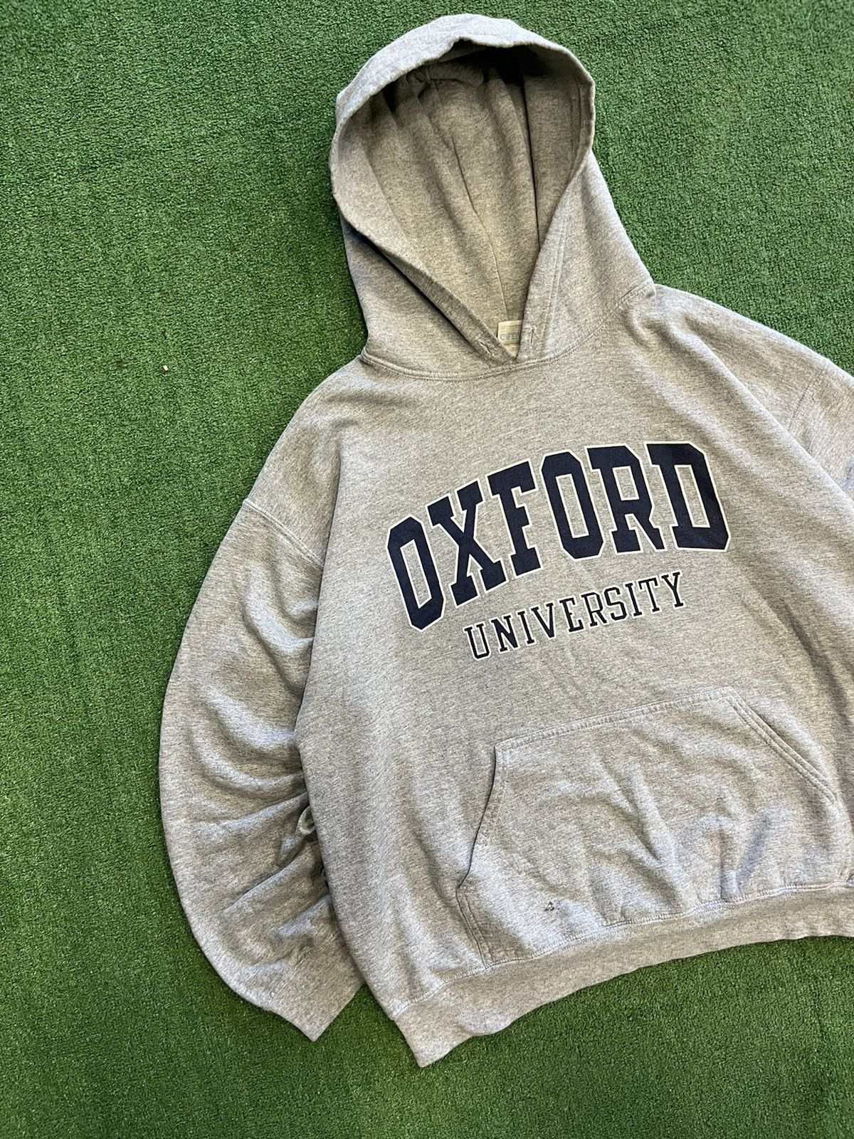 Other Vintage Y2K Oxford University American College 90s Hoodie Size US L / EU 52-54 / 3 - 5 Thumbnail