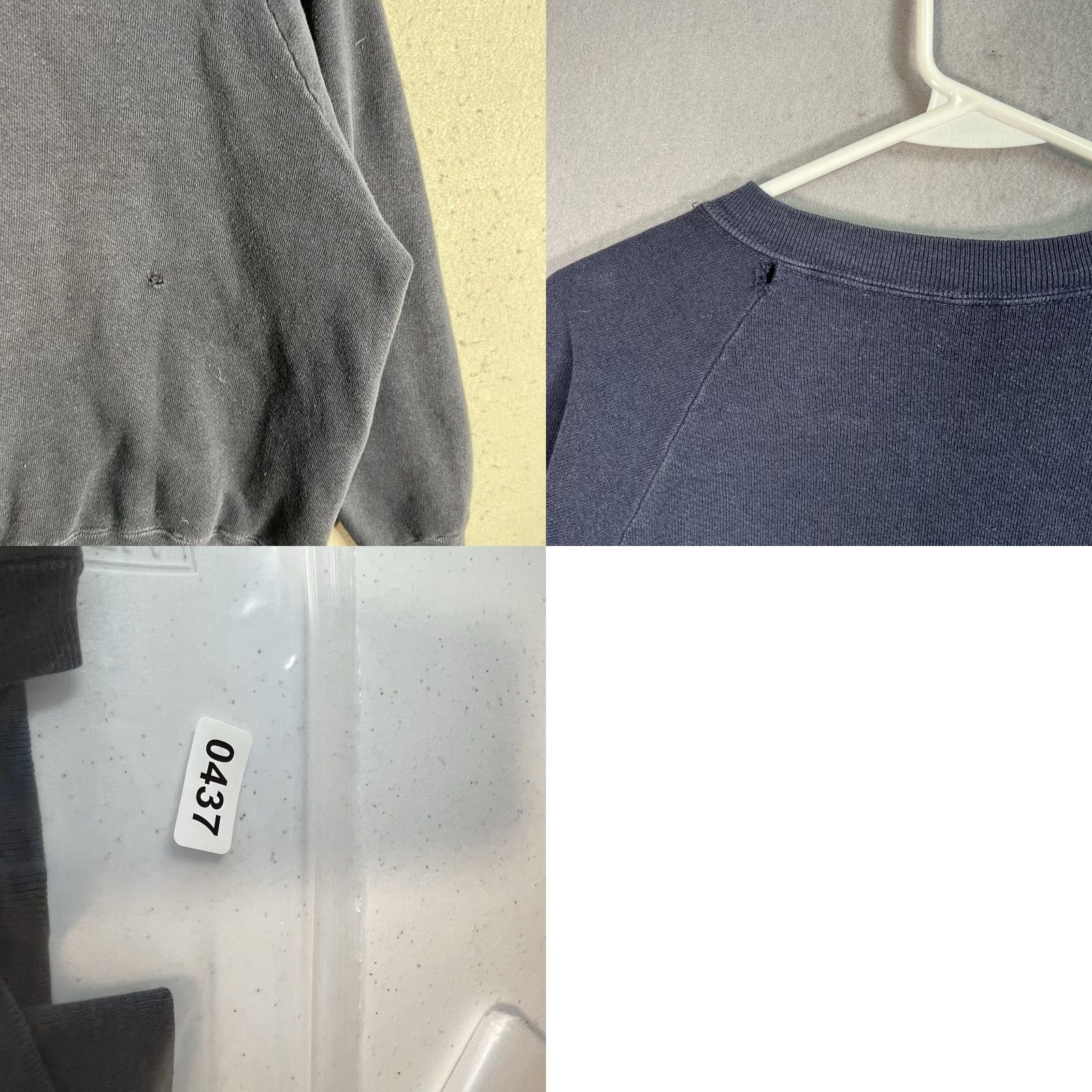 Vintage VINTAGE De Paul Hospital School Of Nursing Sweatshirt Mens Adult S Blue Sweatshirt Pullover Crew Neck Long Sleeve Cotton Blend 60s Pattern Solid Size US S / EU 44-46 / 1 - 8 Thumbnail