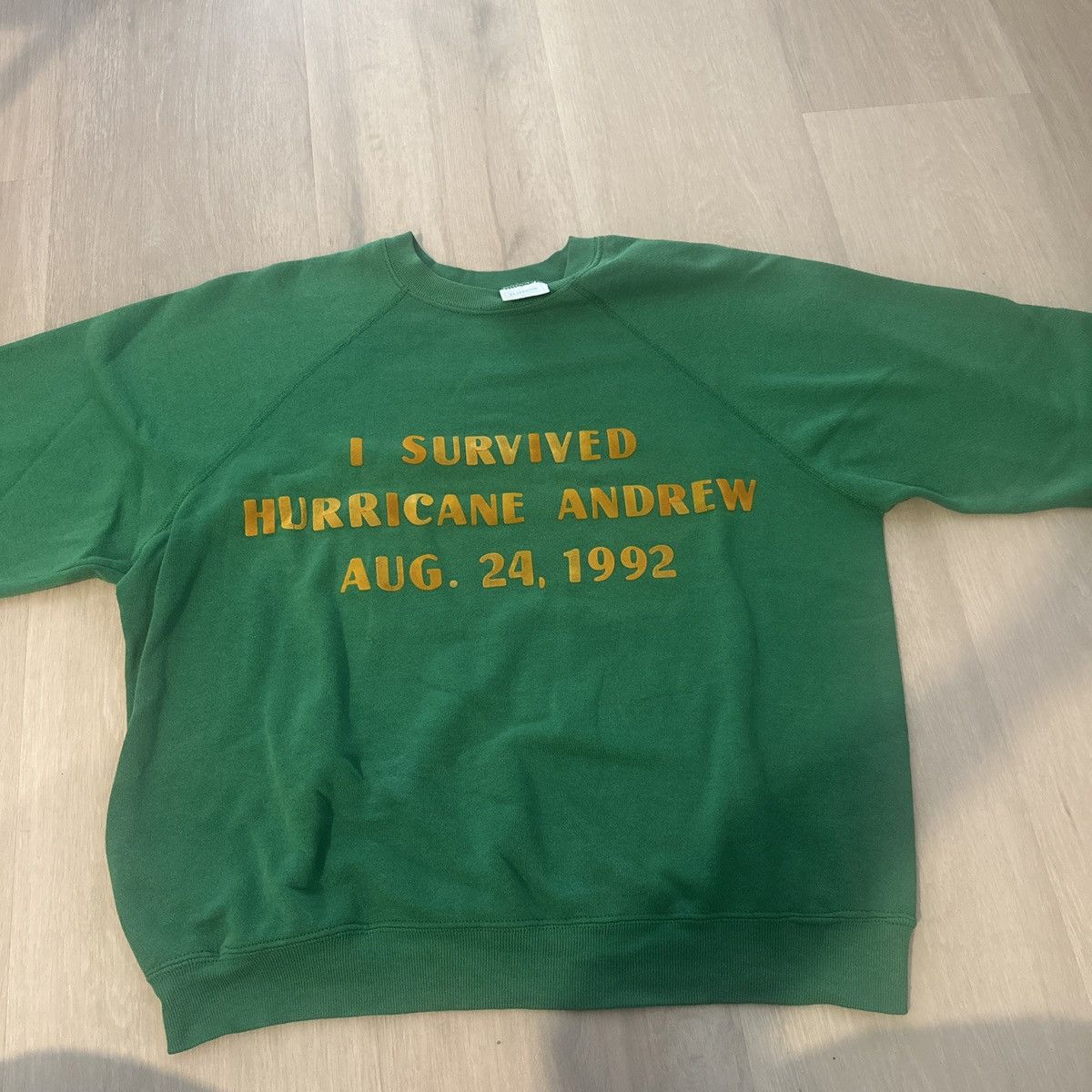 Vintage Vintage I Survived Hurricane Andrew 1992 Size US M / EU 48-50 / 2 - 1 Thumbnail