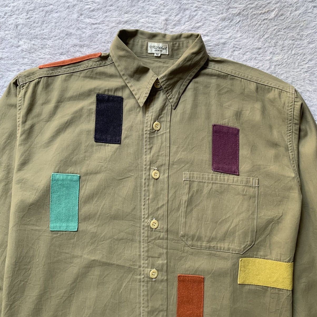 Paul Smith Vintage Paul Smith random patches heavy cotton M Regular Size US M / EU 48-50 / 2 - 2 Thumbnail