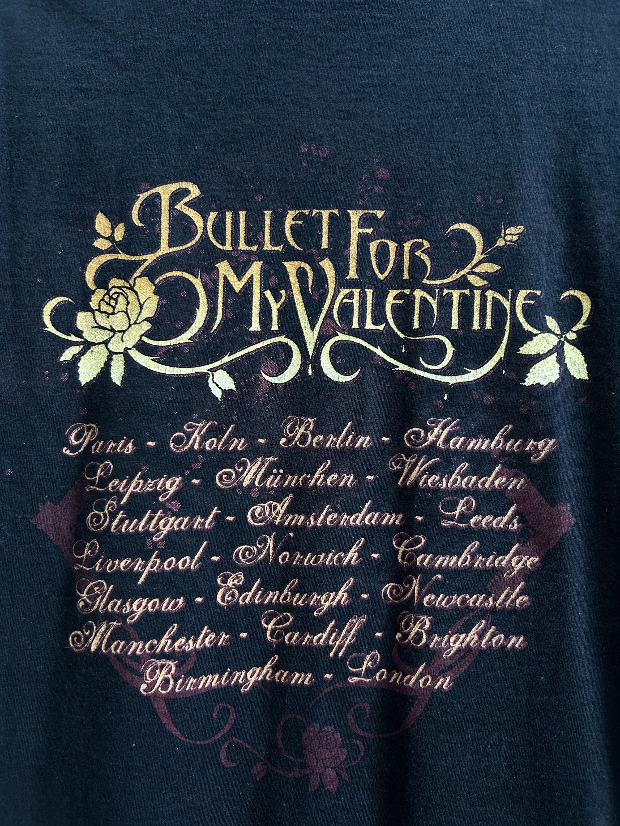 Band Tees Vintage 2000s Bullet For My Valentine Rock Band Tour T-shirt Size US M / EU 48-50 / 2 - 4 Thumbnail