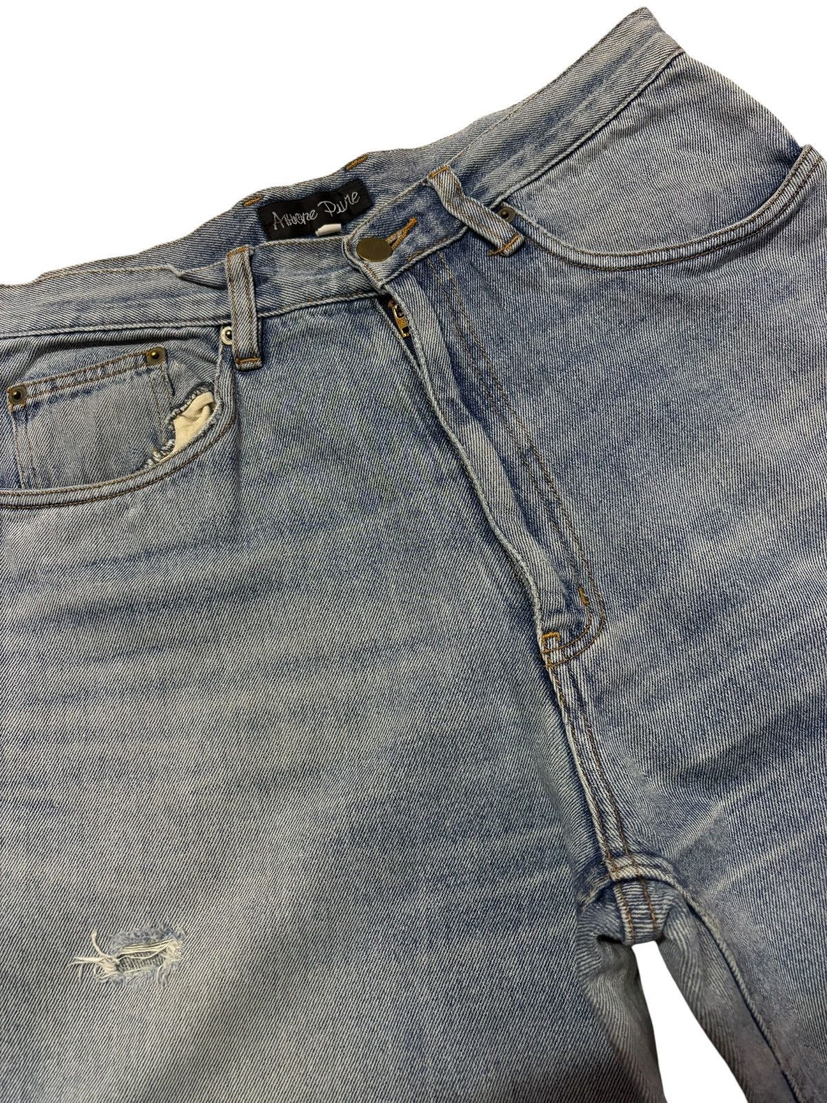 Japanese Brand Vtg Amore Dure Japan Baggy Jeans Size US 29 - 7 Thumbnail