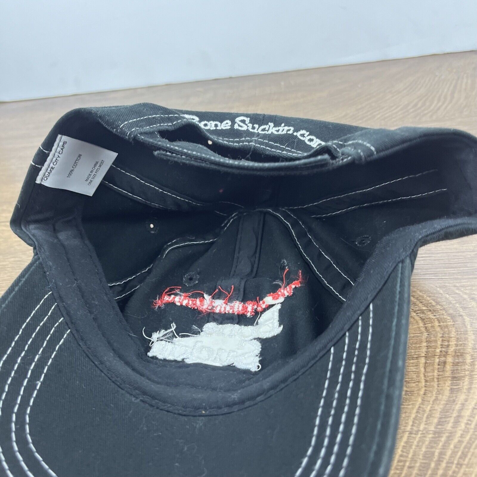 Other Bone Suckin' Sauce Hat Adjustable Hat Black Hat Adjustable B Size ONE SIZE - 15 Thumbnail