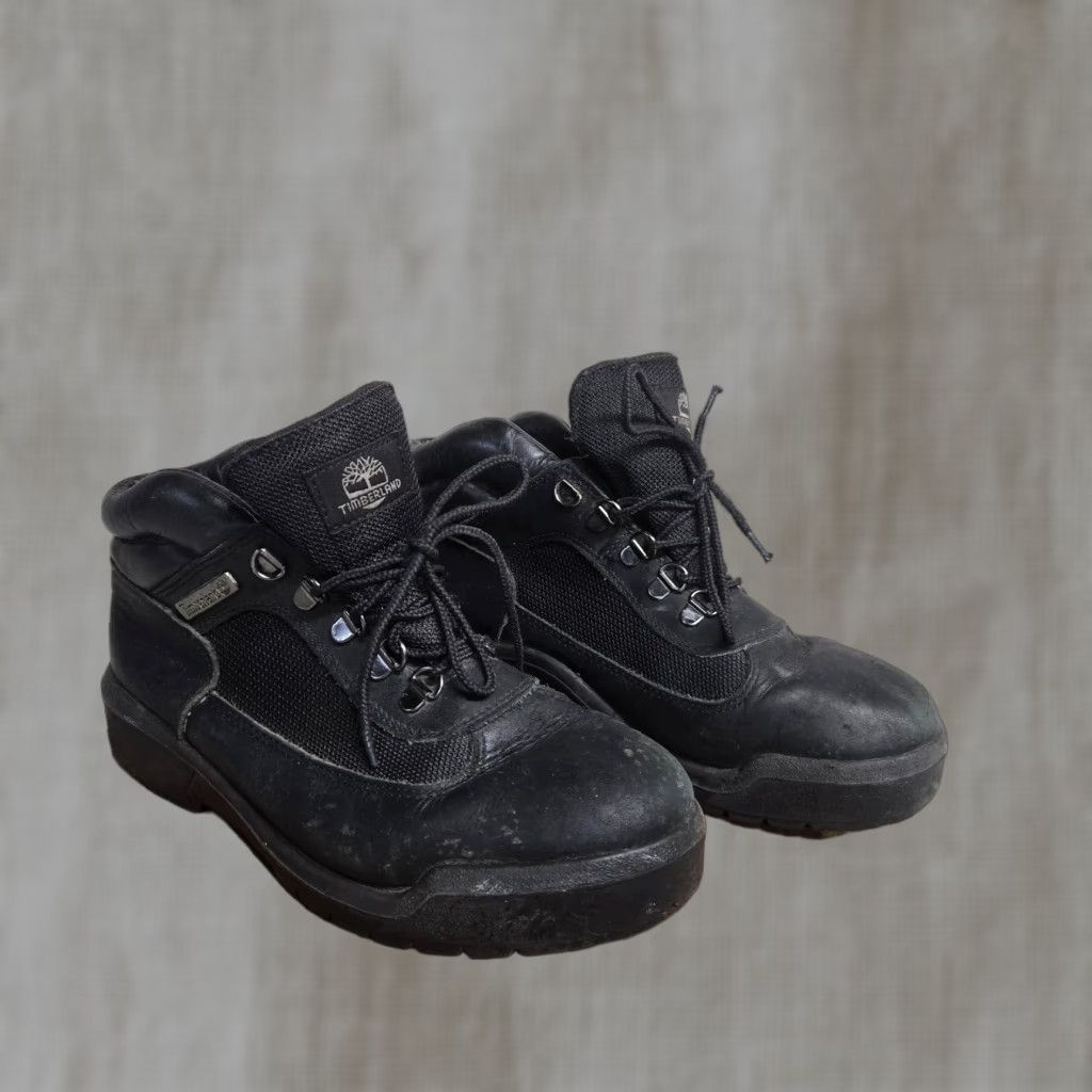 Timberland Timberland Boot Solid Black Lace Up Boots Adult Women’s Size 7 Size US 7 / IT 37 - 1 Thumbnail