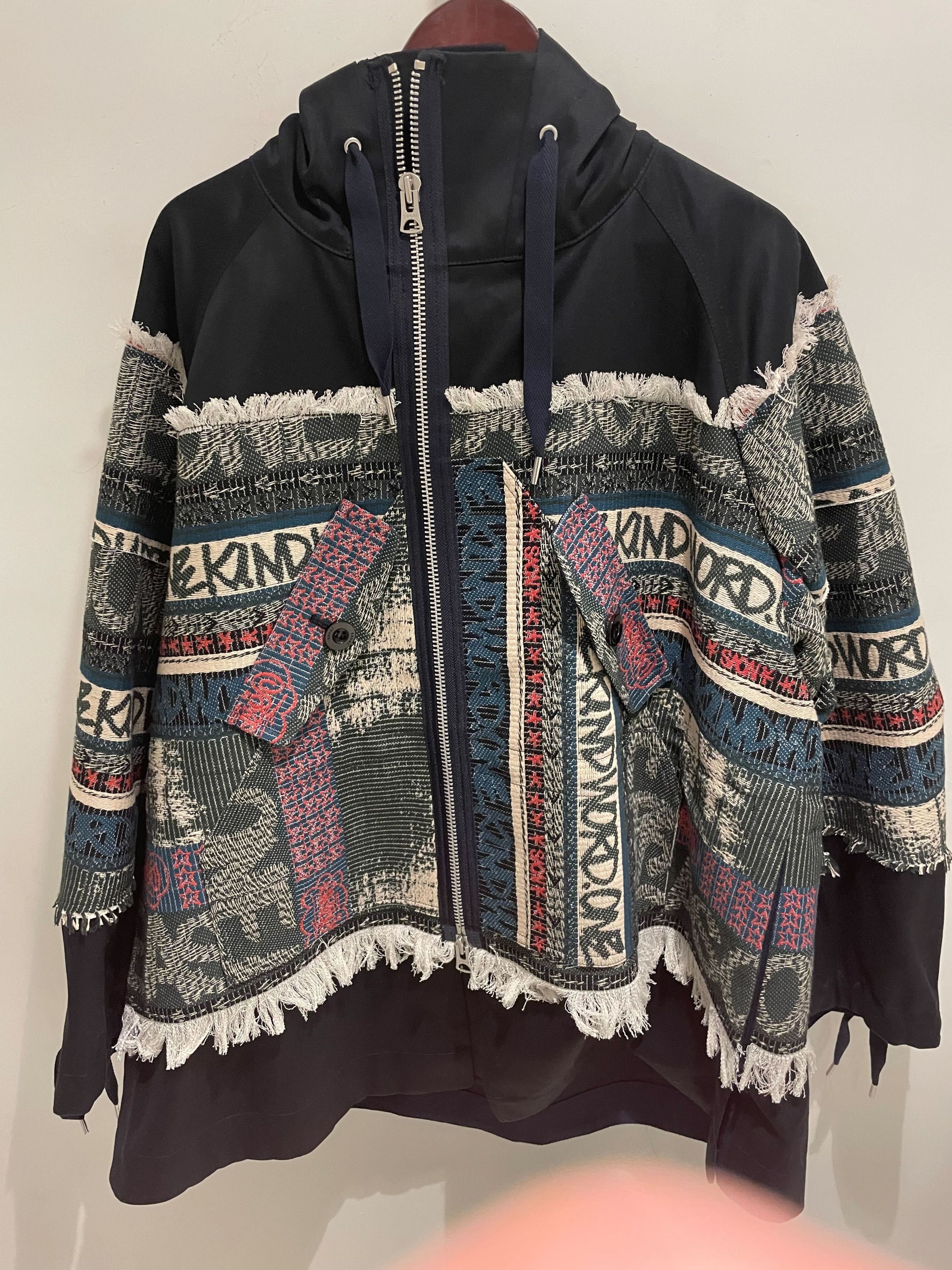 Sacai Eric Haze Jacquard Hooded Blouson