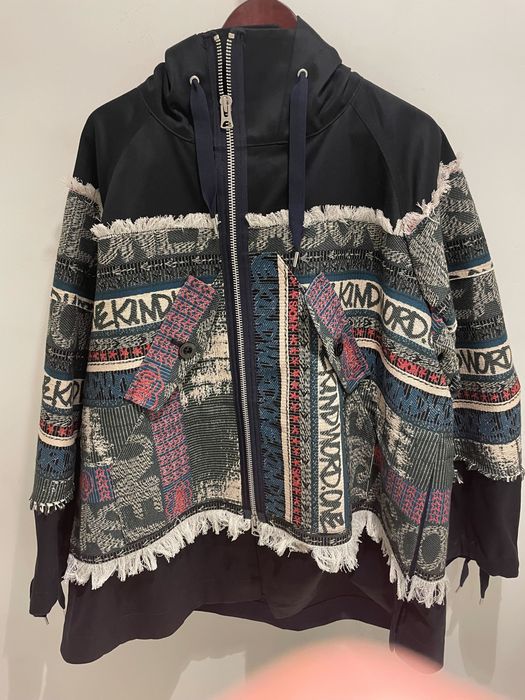 Sacai Sacai Eric Haze Jacquard Hooded Blous | Grailed