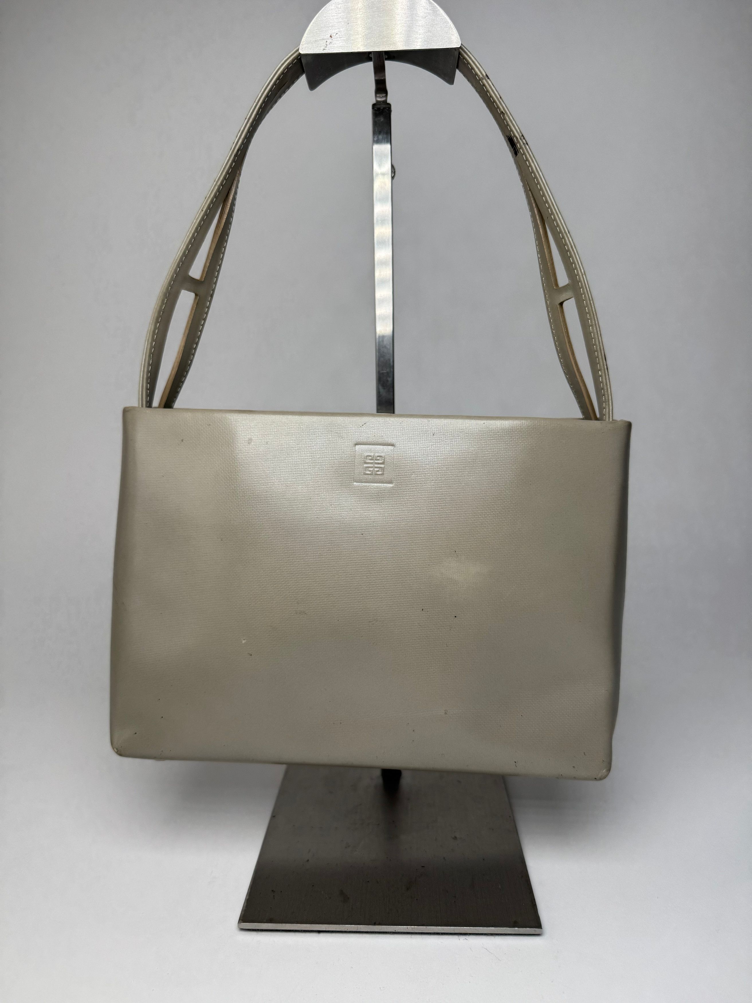 Givenchy Vintage Leather Handbag Grey Size ONE SIZE - 1 Thumbnail