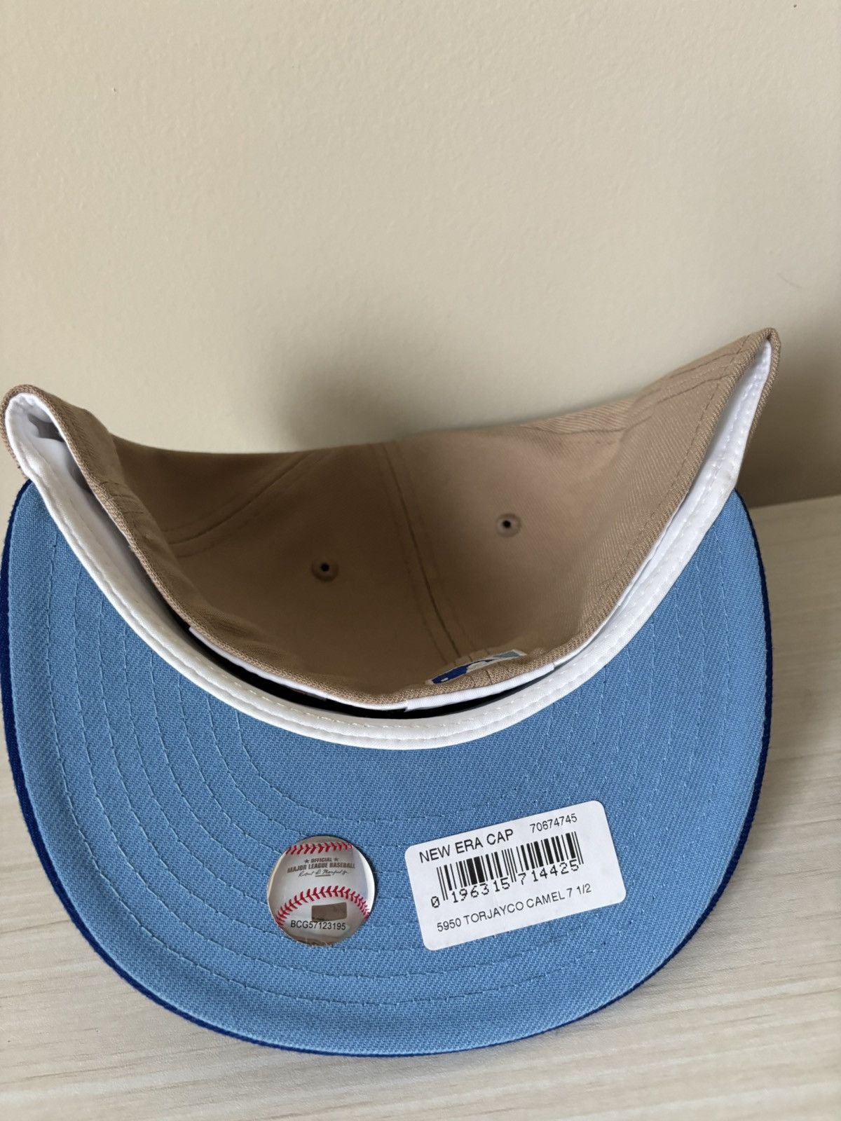 Topperz Toronto Blue Jays Fitted Size 7 1/2 Topperz Size ONE SIZE - 6 Thumbnail