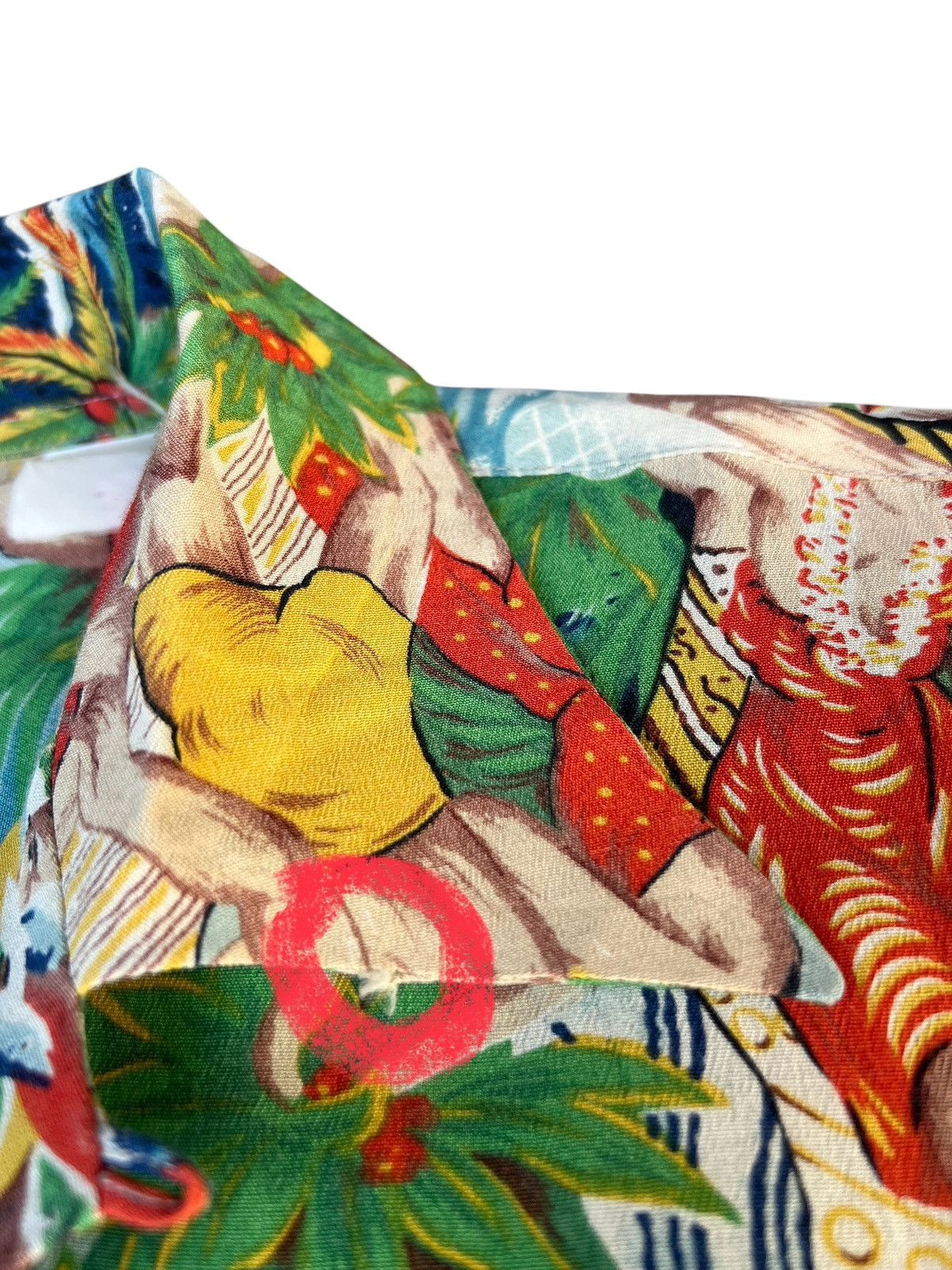 Sun Surf VTG Sun Surf Hula Girls Fisherman Crepe Rayon Hawaiian Shirt Size US M / EU 48-50 / 2 - 12 Thumbnail