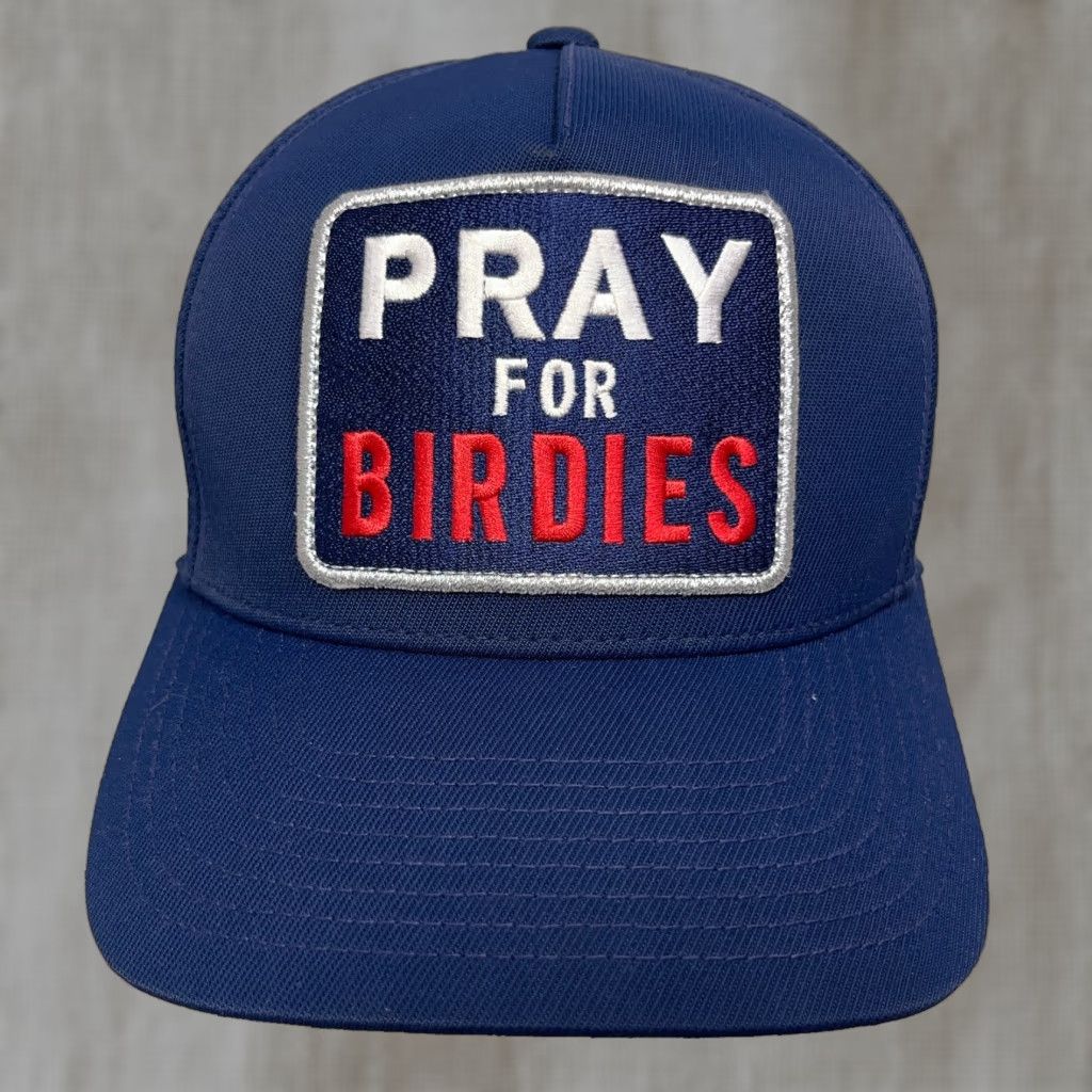 Vintage G Fore Golf Hat Cap Blue Snapback Adjustable Performance Mens Pray For Birdies Hat Size ONE SIZE - 1 Thumbnail