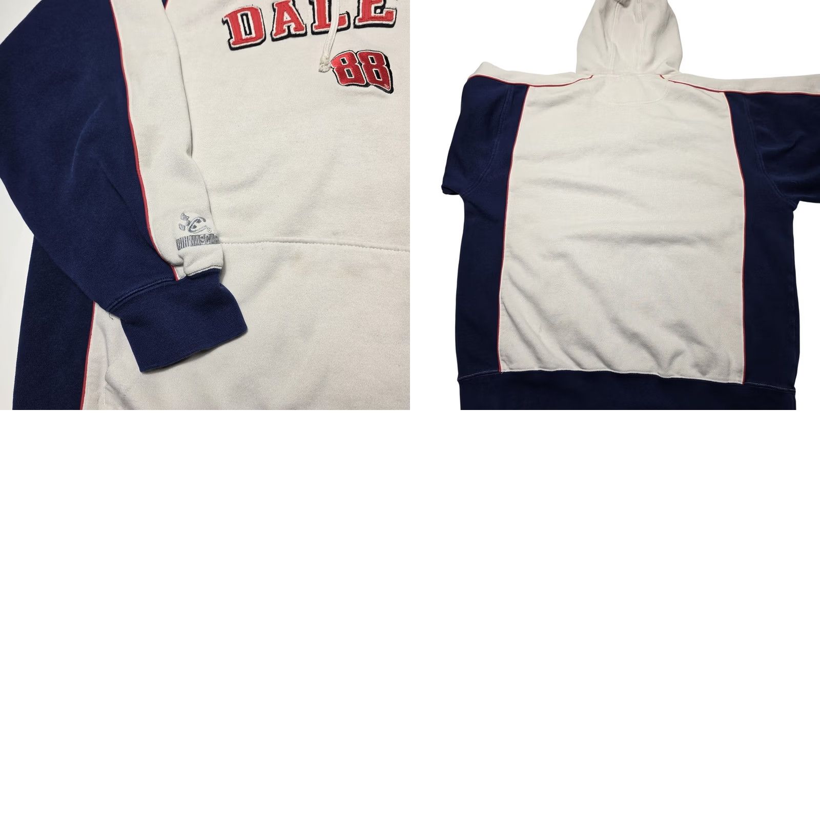 Chase Authentics VINTAGE NASCAR Dale Jr #88 Sweatshirt Hoodie Chase Authentics Embroidered Large Men Solid 90s Sports Racing Hoodie Mens Size US L / EU 52-54 / 3 - 8 Thumbnail
