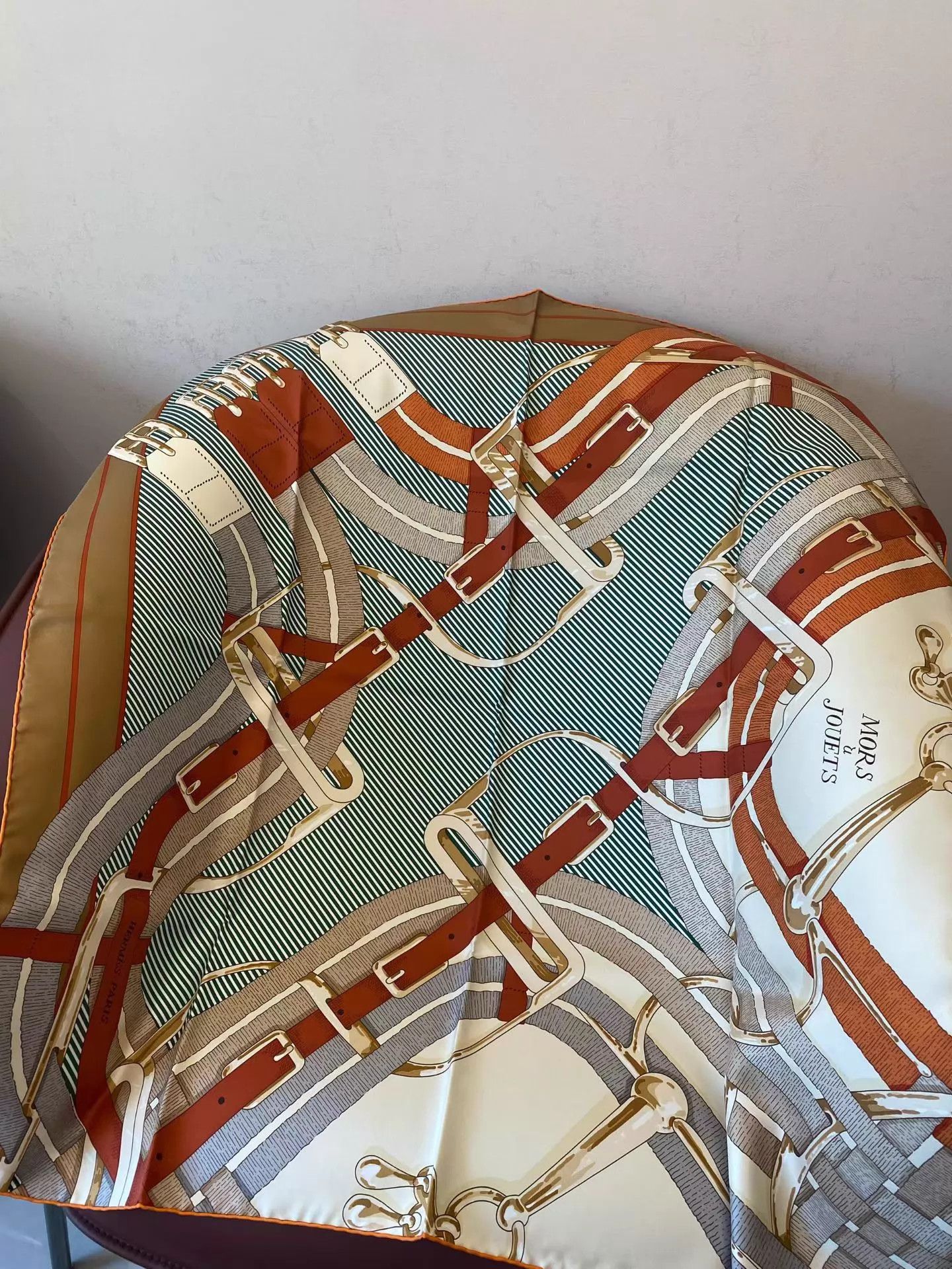 Hermes Hermes Horsebit 90x90 Scarf Unused Boxed Size ONE SIZE - 7 Thumbnail