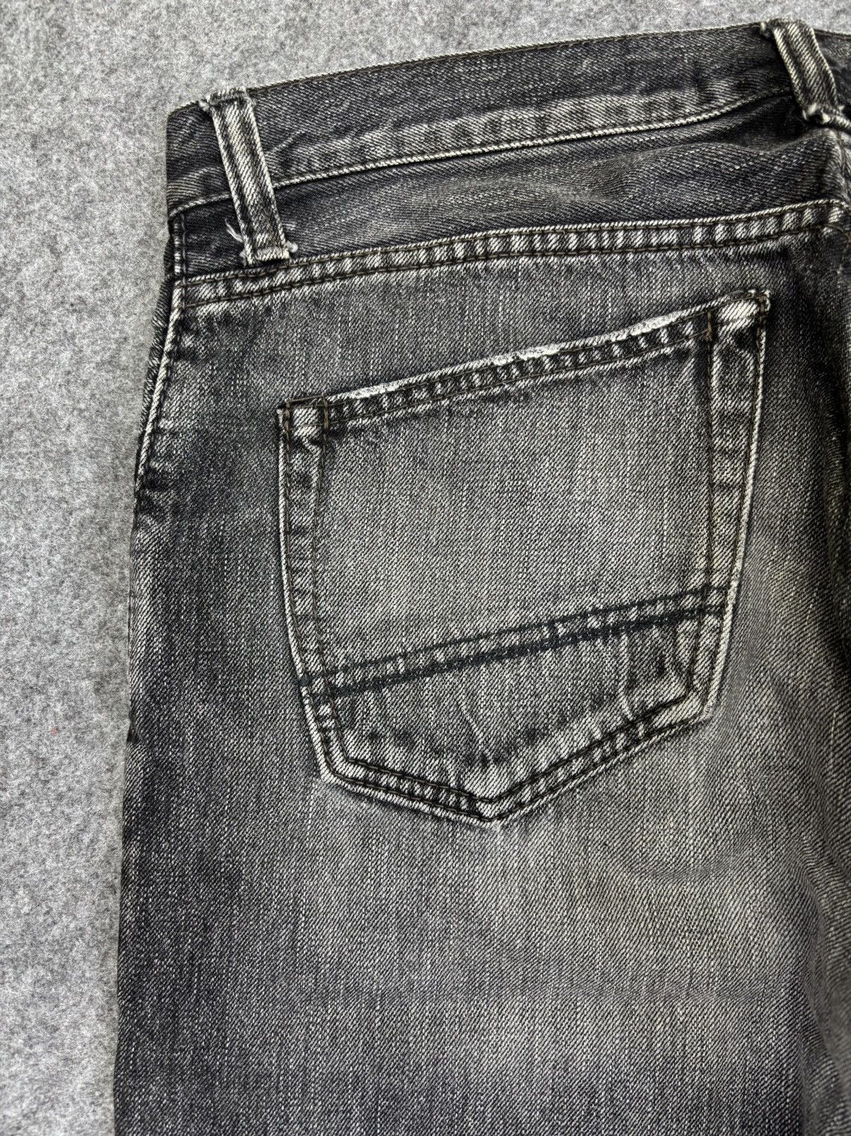 Japanese Brand Vintage Johnbull Paint Selvedge Denim F742 Size US 33 - 17 Thumbnail