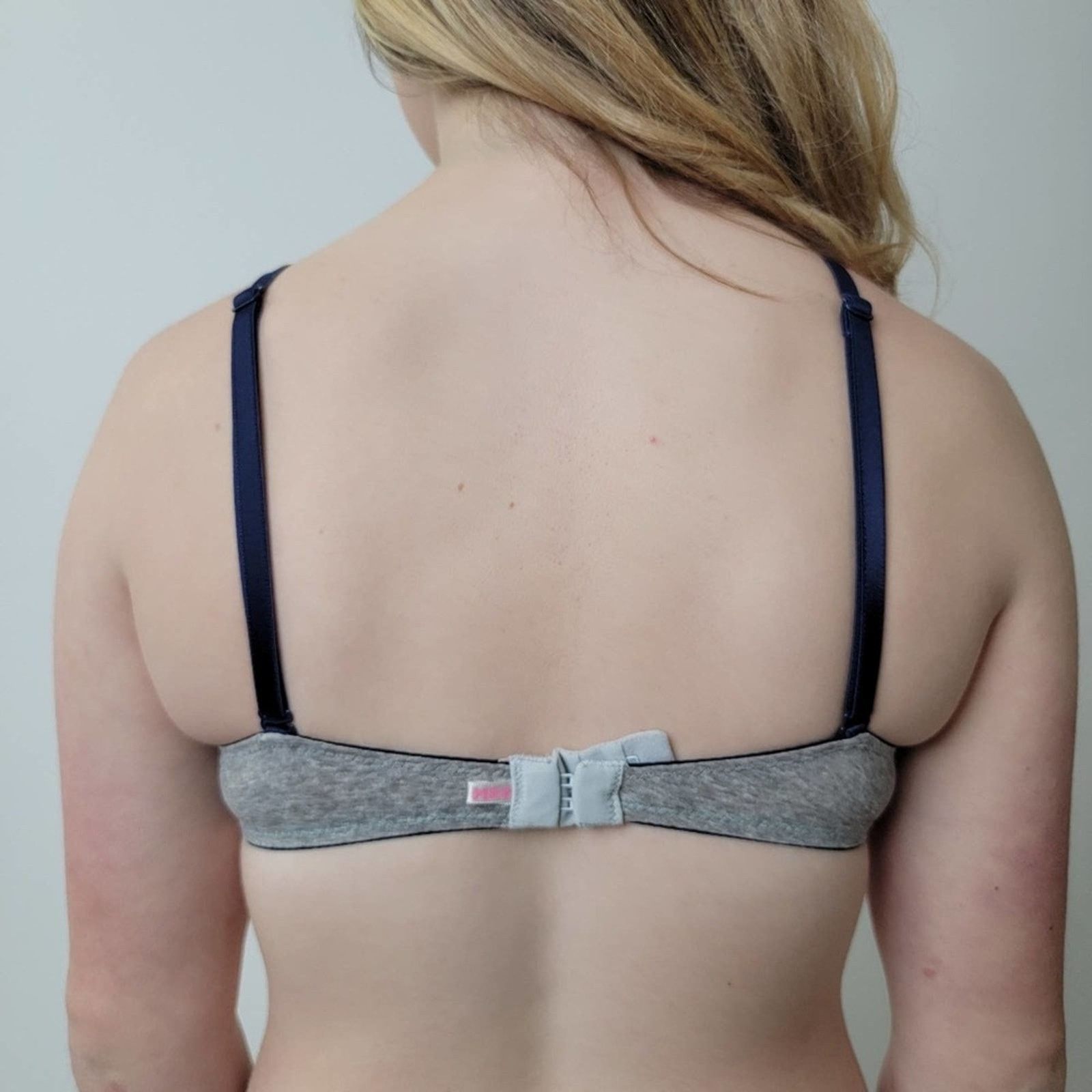 Pink Victoria's Secret PINK Push-up Top - Teal Blue, Heather Grey Size ONE SIZE - 4 Thumbnail