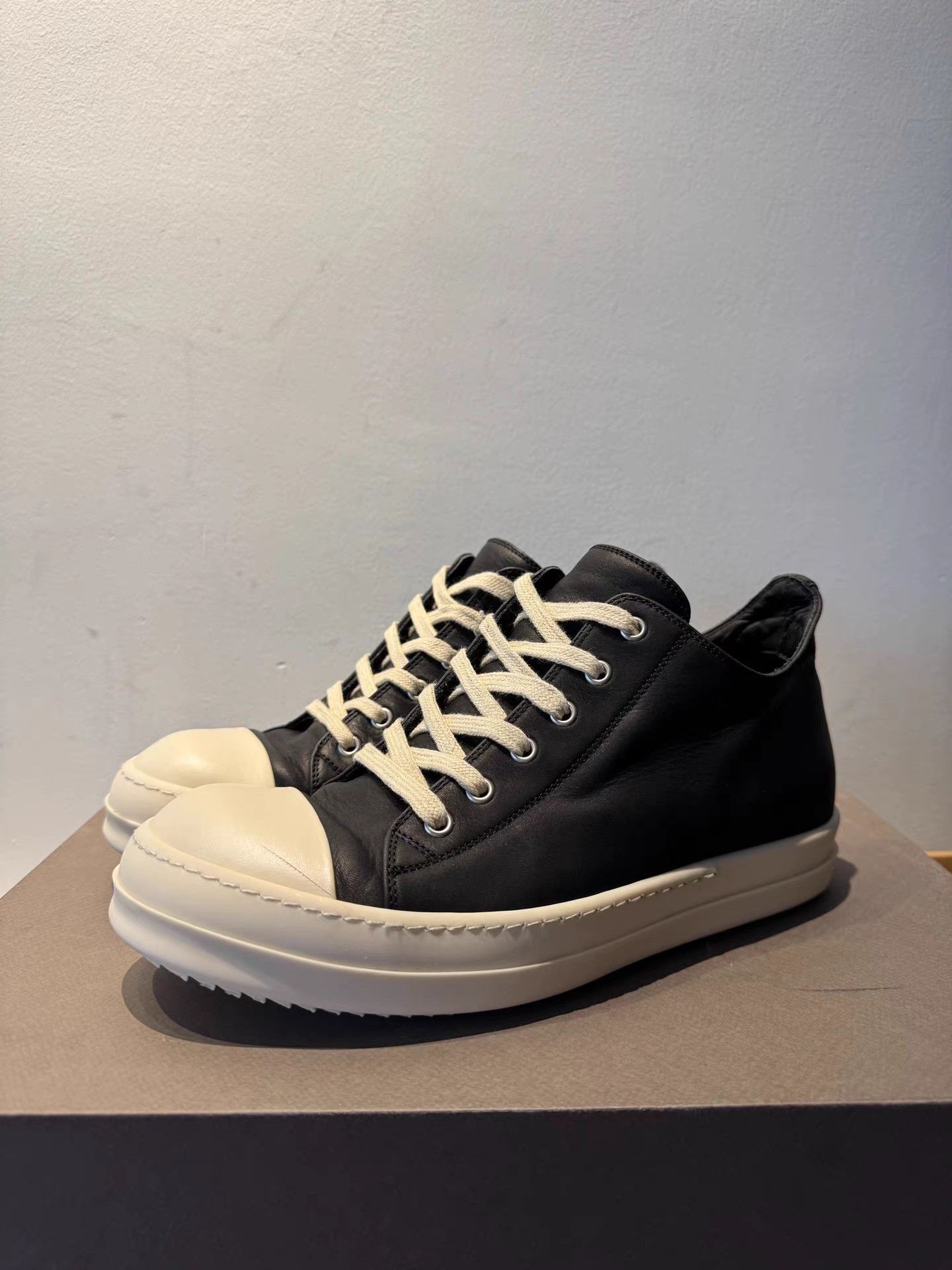 Rick Owens Rick Owens new mainline low top Geobasket Size US 7 / EU 40 - 1 Thumbnail