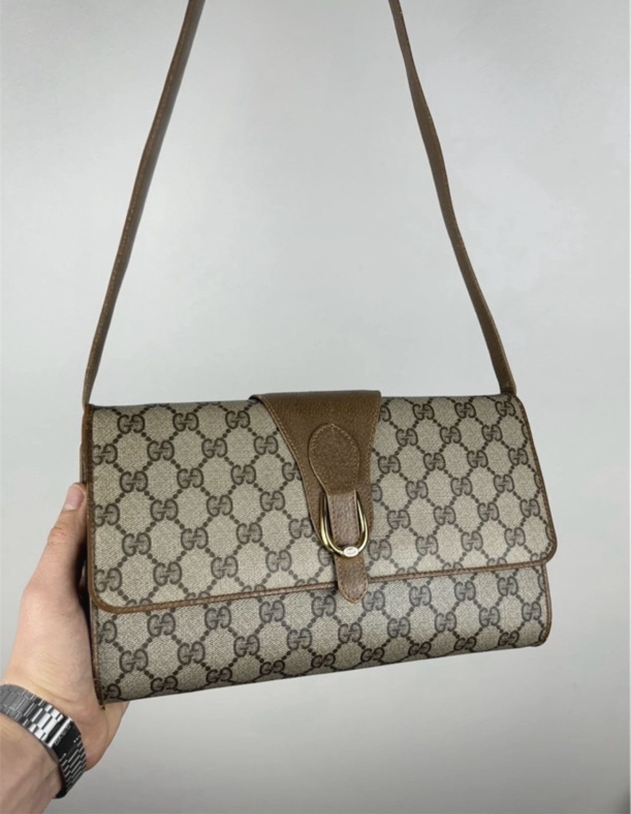 Gucci Shoulder bag Gucci GG monogram original casual luxury item Size ONE SIZE - 3 Thumbnail