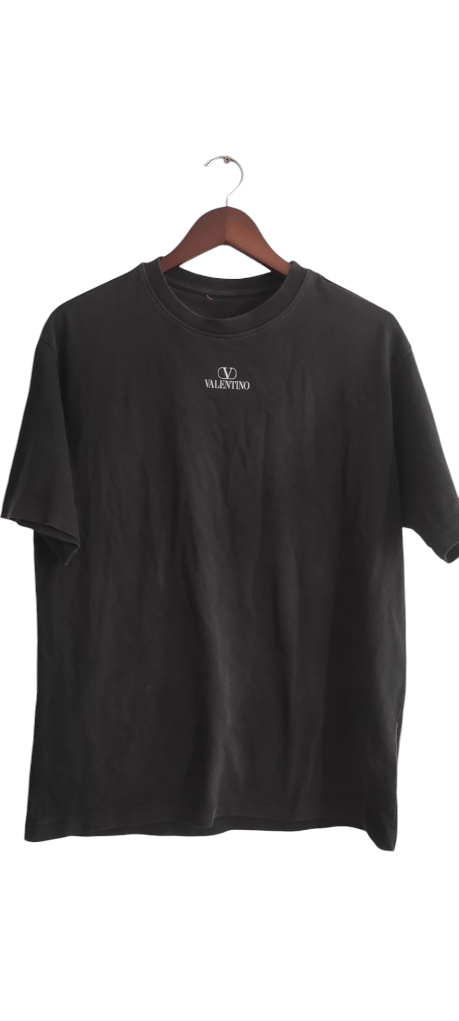Valentino × Vintage Valentino Crew Neck T-Shirt with Printed Logo Made Italy Size US L / EU 52-54 / 3 - 1 Thumbnail