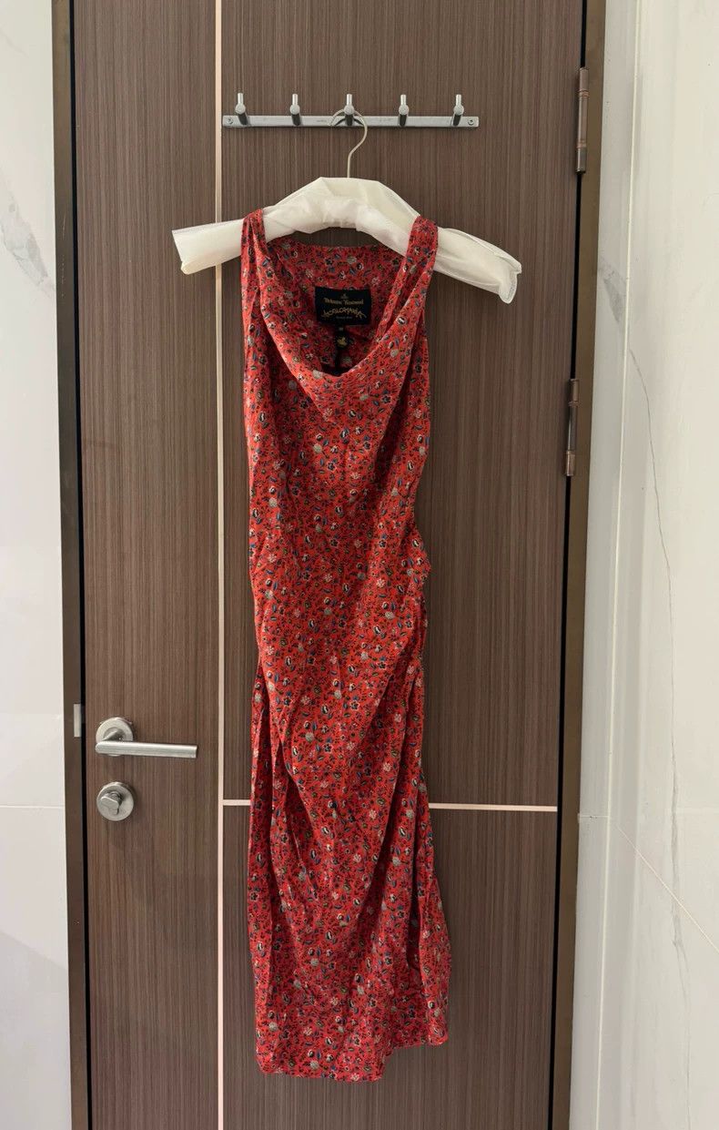 Vivienne Westwood Vivienne Westwood Red floral dress Size XS / US 0-2 / IT 36-38 - 1 Thumbnail