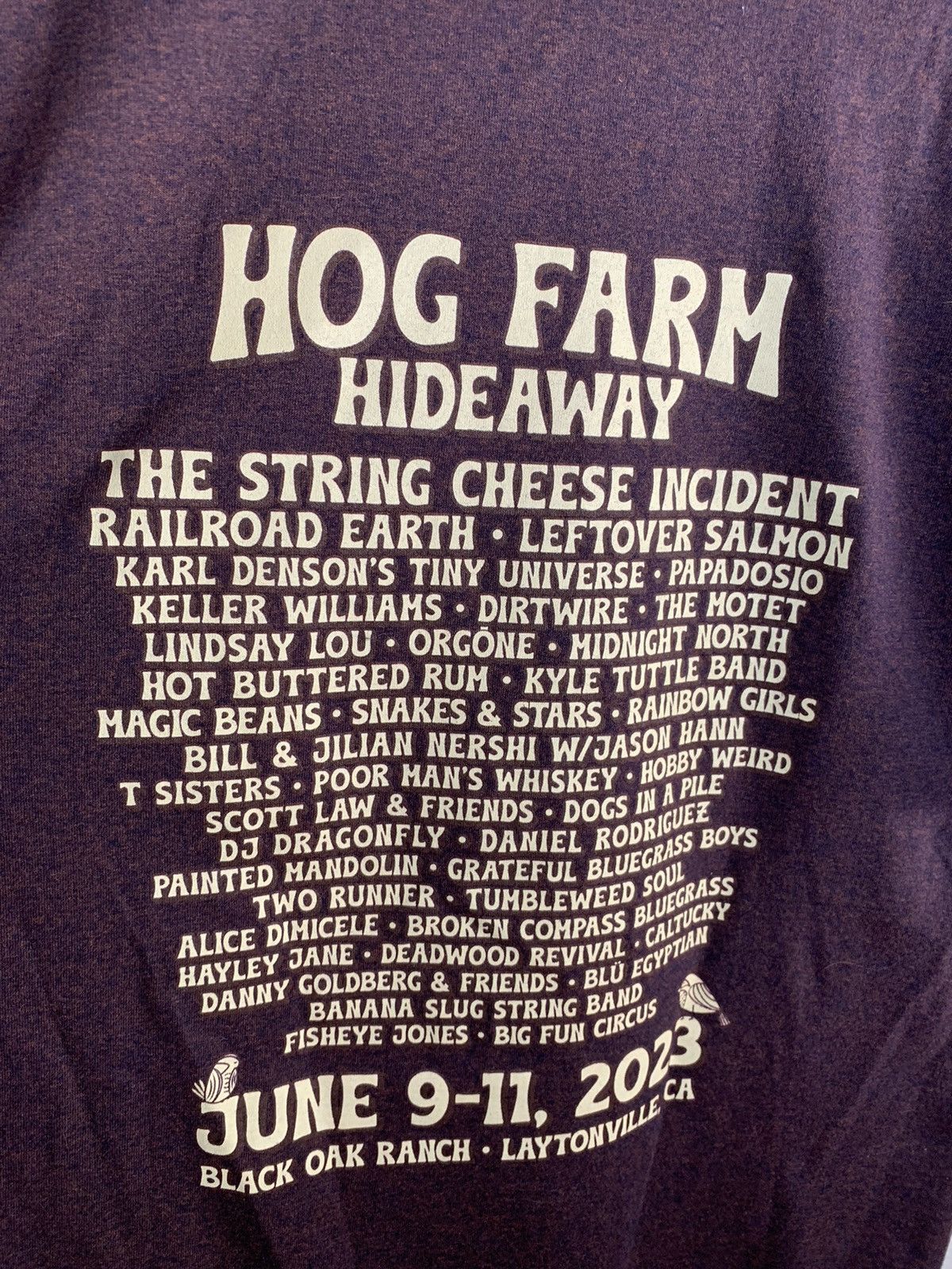 Rare RARE* Hog Farm Hideaway String Cheese Incident Concert Shirt Grailed