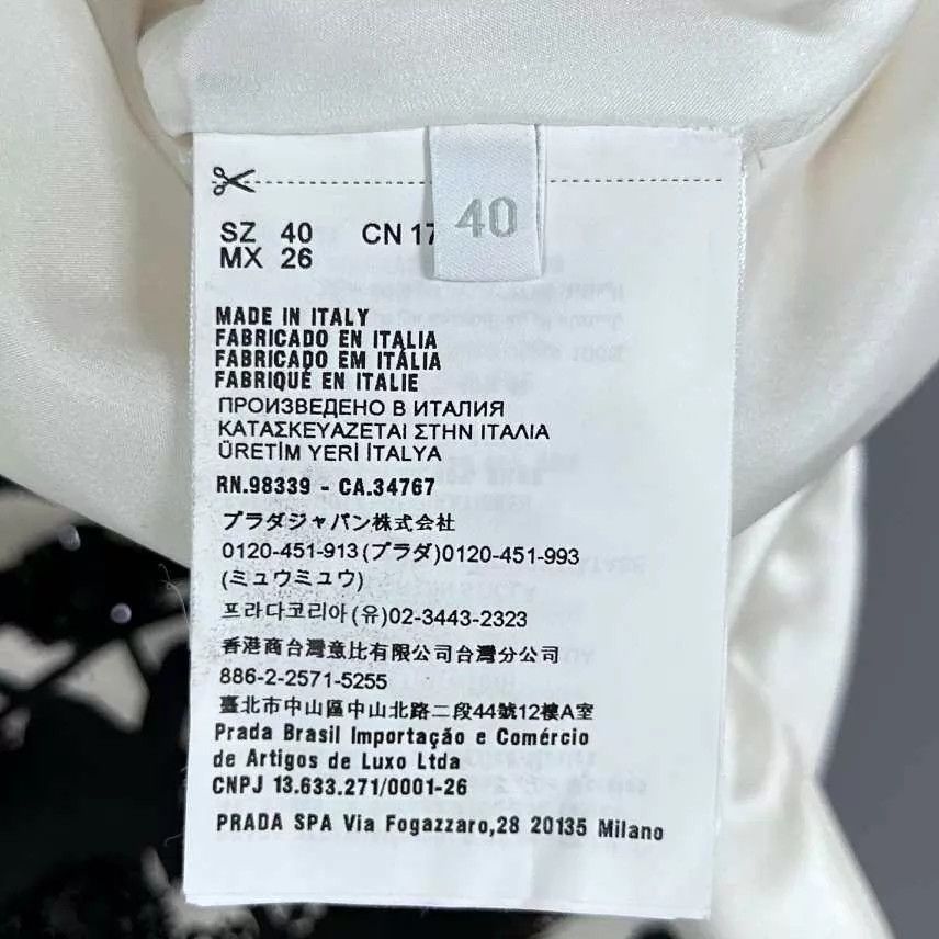 Prada PRADA ink wash floral sleeveless dress 40 new with tags Size S / US 4 / IT 40 - 4 Thumbnail