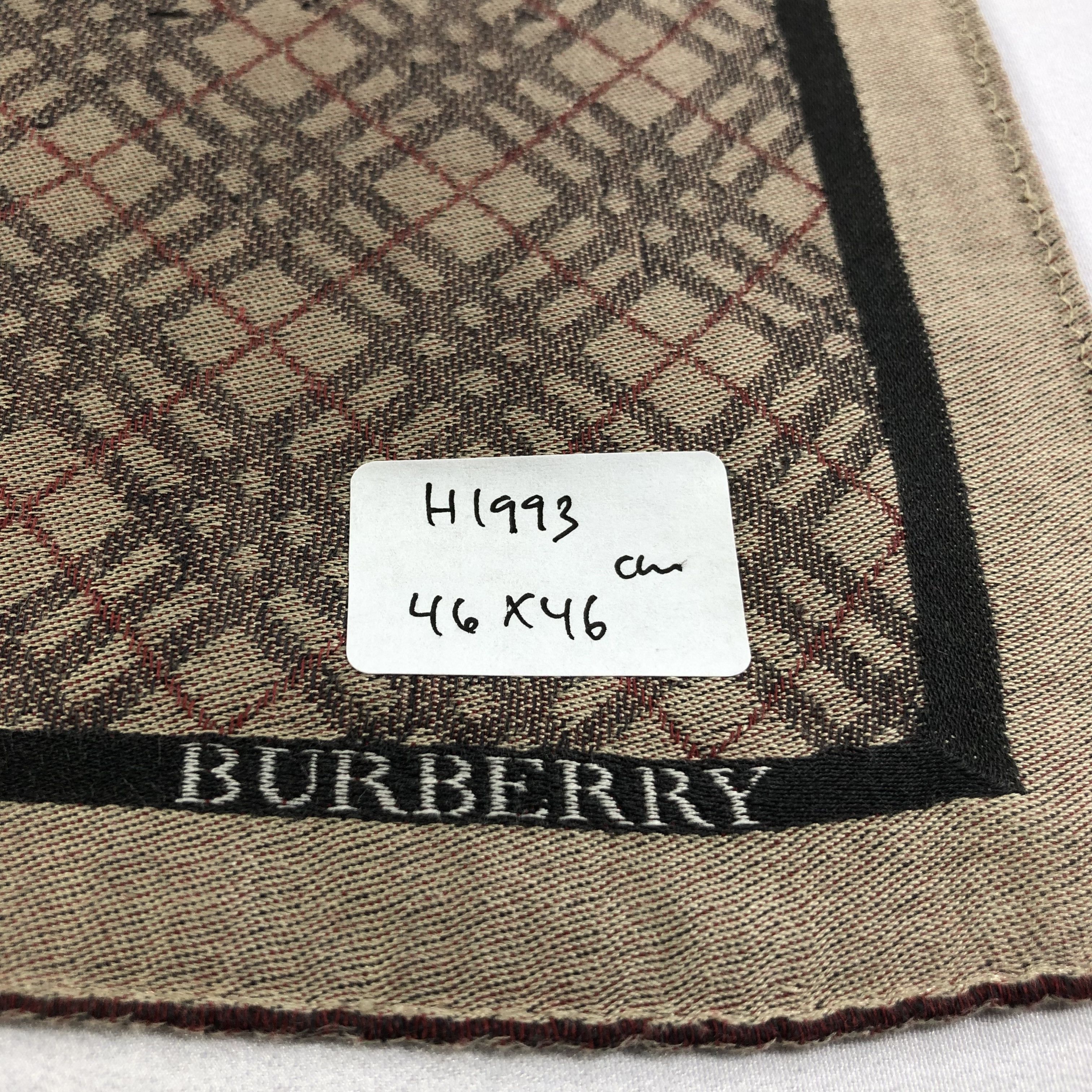 Burberry Burberry Handkerchief Neckerchief Bandana H1993 Size ONE SIZE - 8 Thumbnail