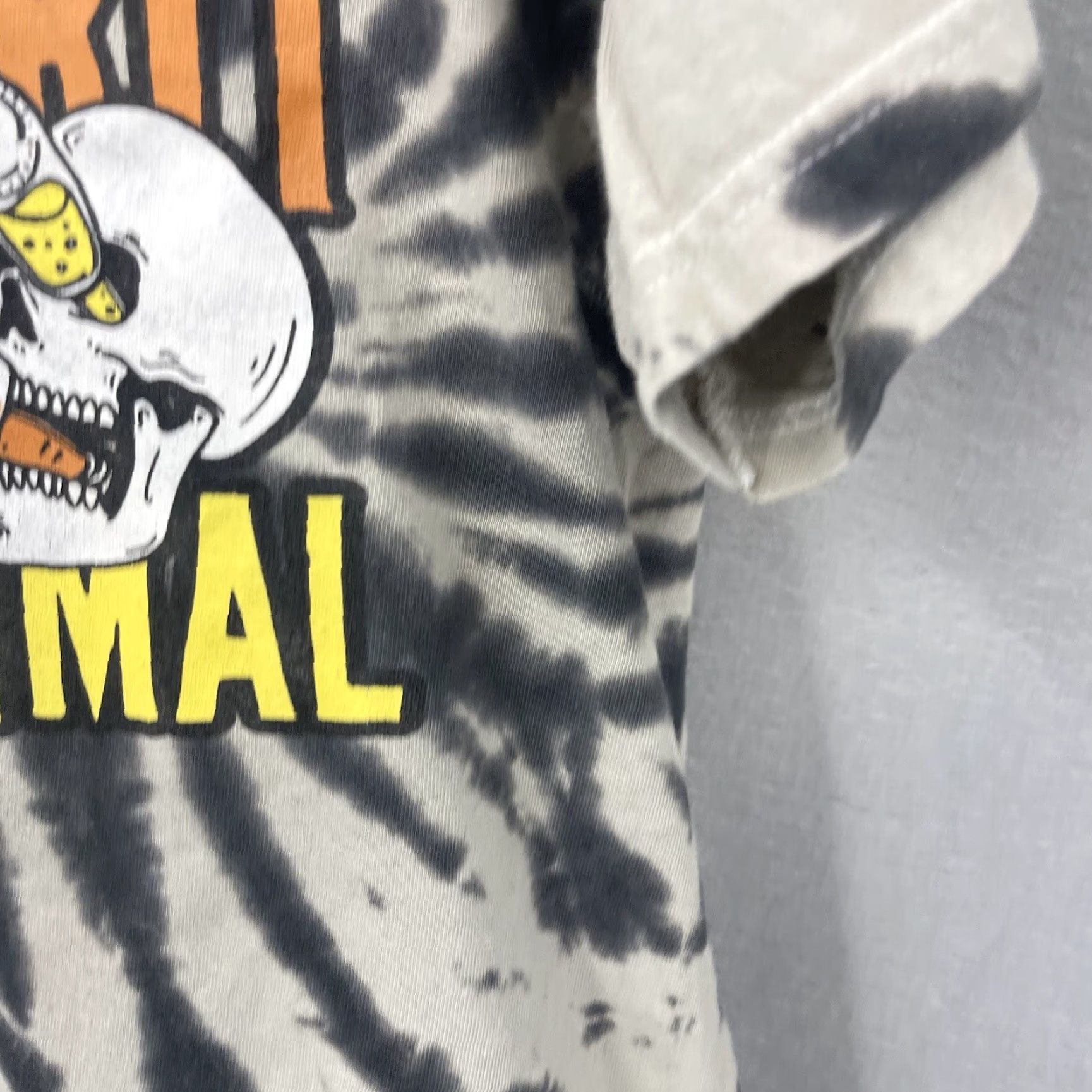Vintage ALF T-Shirt Mens Small Gray 90s Skull Read As*holes Live Spirit Animal Tie-Dye Crew Neck Short Sleeve Cotton Jersey Vintage No Size US S / EU 44-46 / 1 - 6 Thumbnail