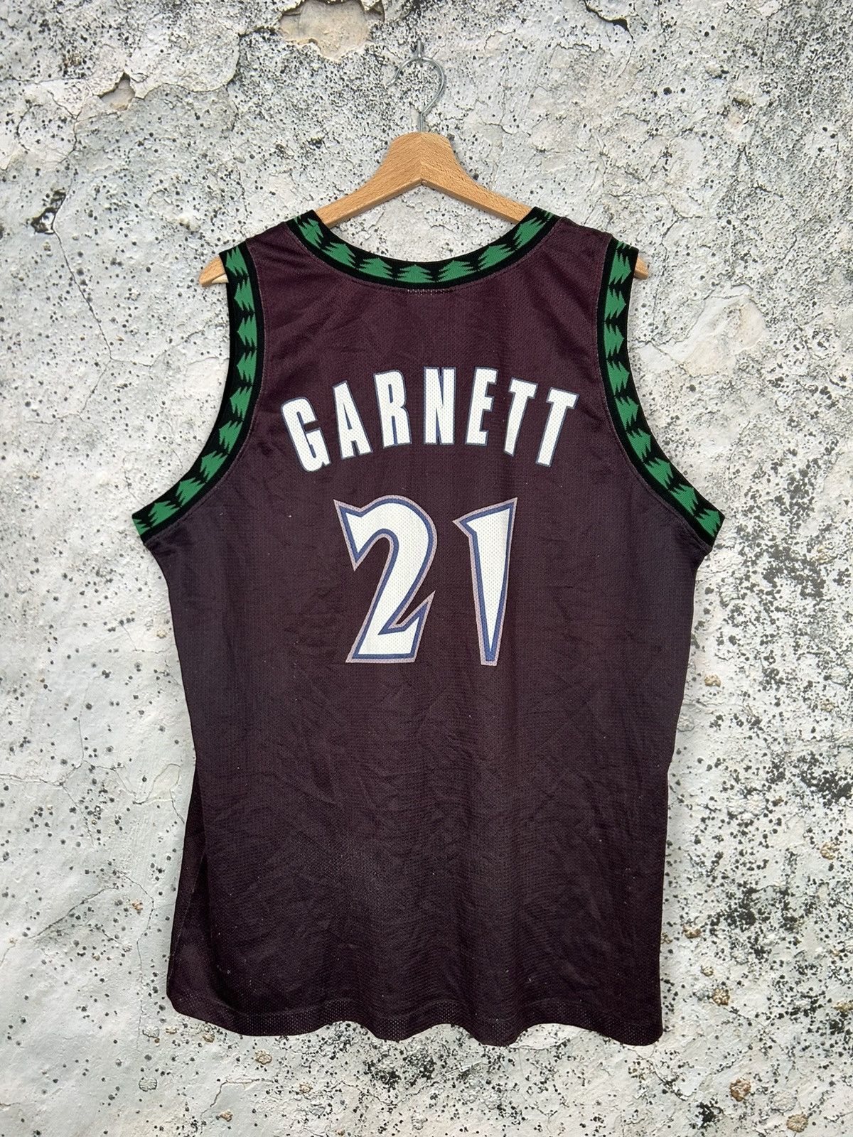 Champion Vintage Champion Timberwolves Garnett #21 NBA Jersey Size US L / EU 52-54 / 3 - 2 Thumbnail
