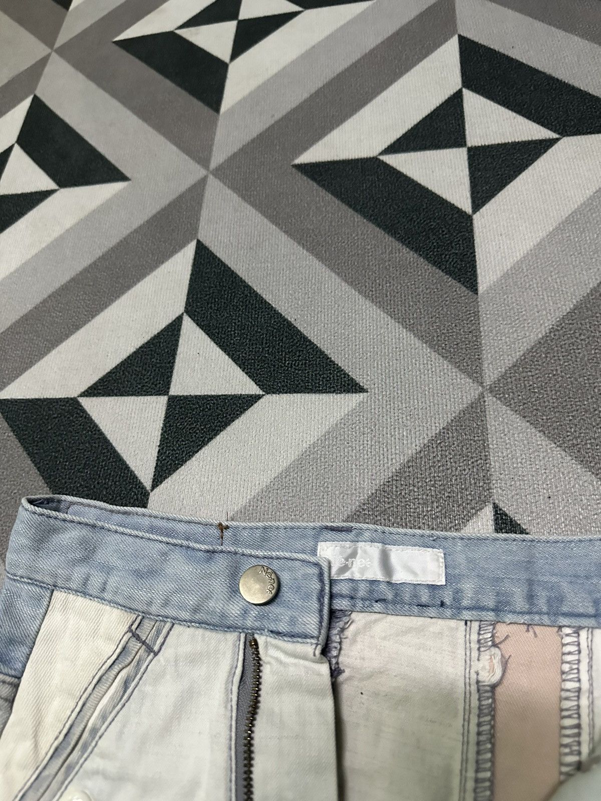 Ne-Net Ne-net Issey Miyake patchwork denim harem pants Size US 28 / EU 44 - 11 Thumbnail