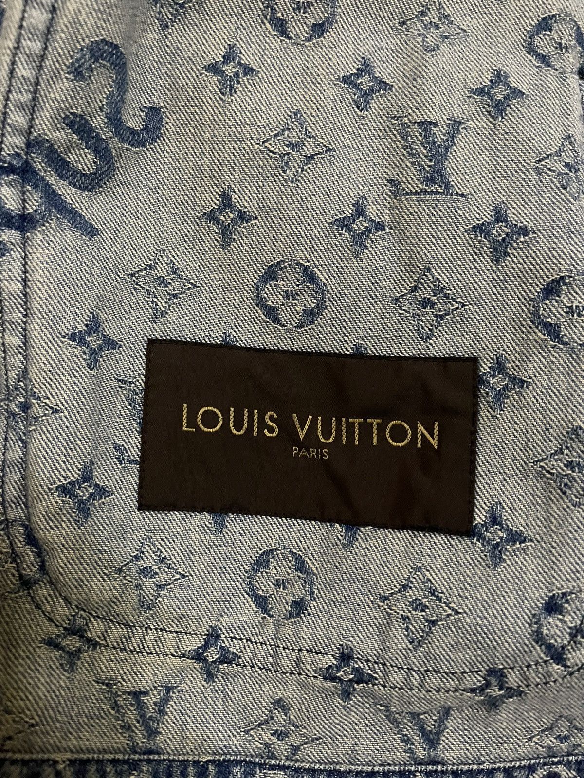 Louis Vuitton × Supreme Supreme Louis Vuitton lv jacquard denim chore coat size 46 Size US S / EU 44-46 / 1 - 5 Thumbnail