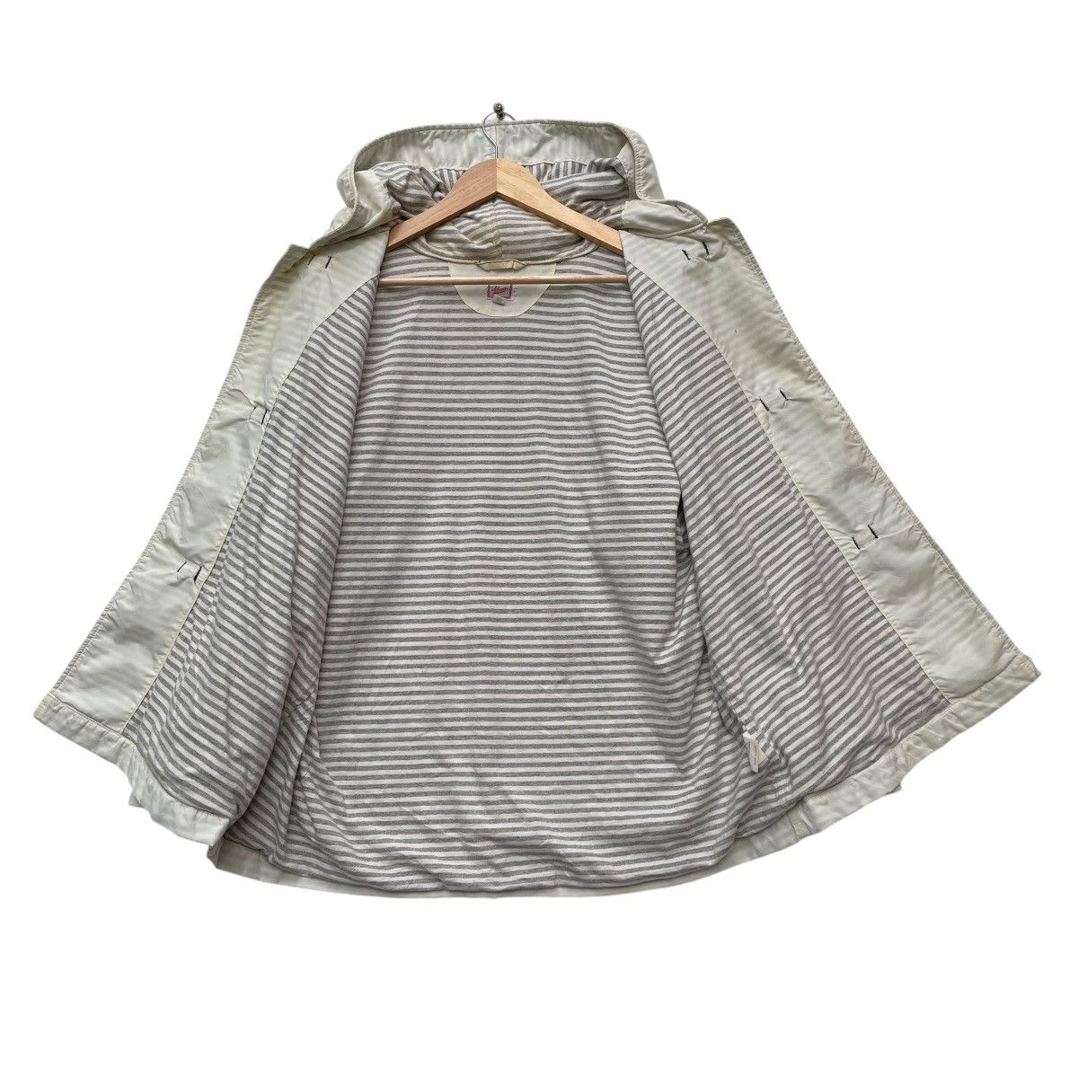 45rpm 💥Vintage Brand 45 Rpm Parka Hooded Layer Stripe Lining Size US M / EU 48-50 / 2 - 3 Thumbnail