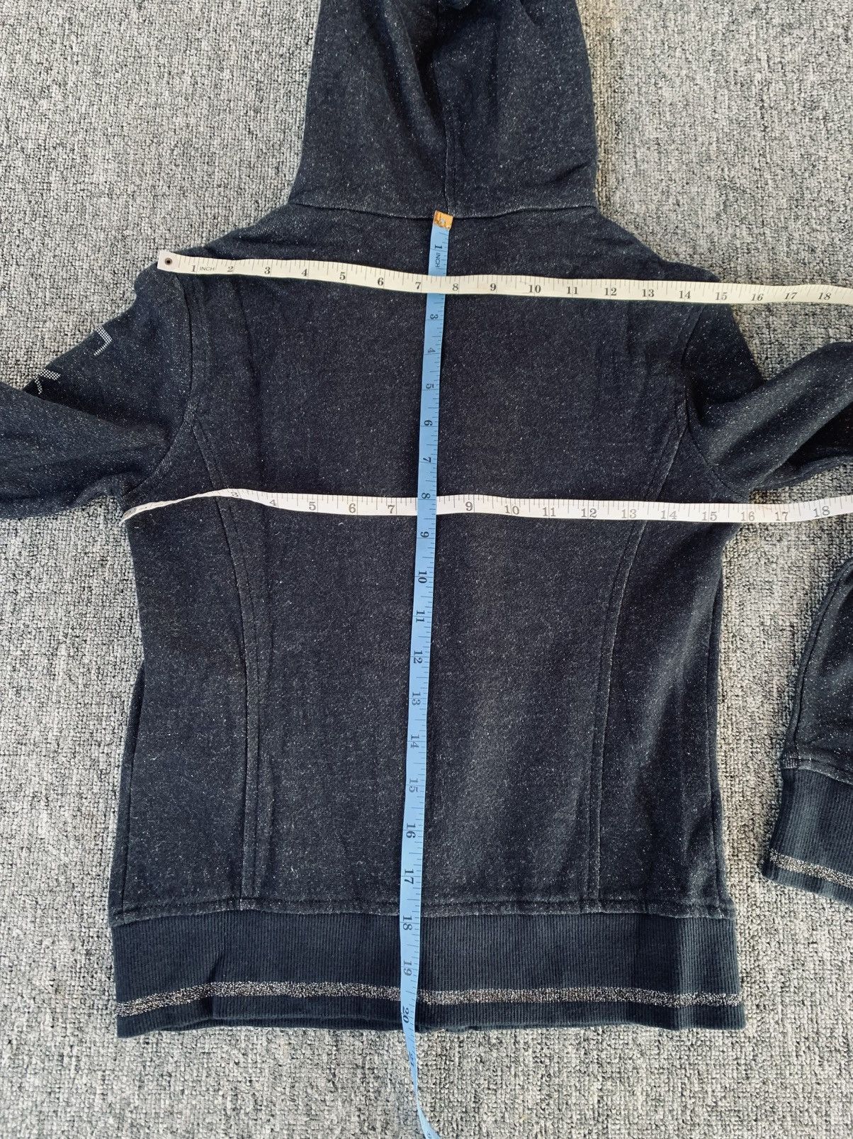 Armani Exchange Armani Exchange Assymmetric Zip Poem Sleeve Jacket Hoodie Size S / US 4 / IT 40 - 9 Thumbnail