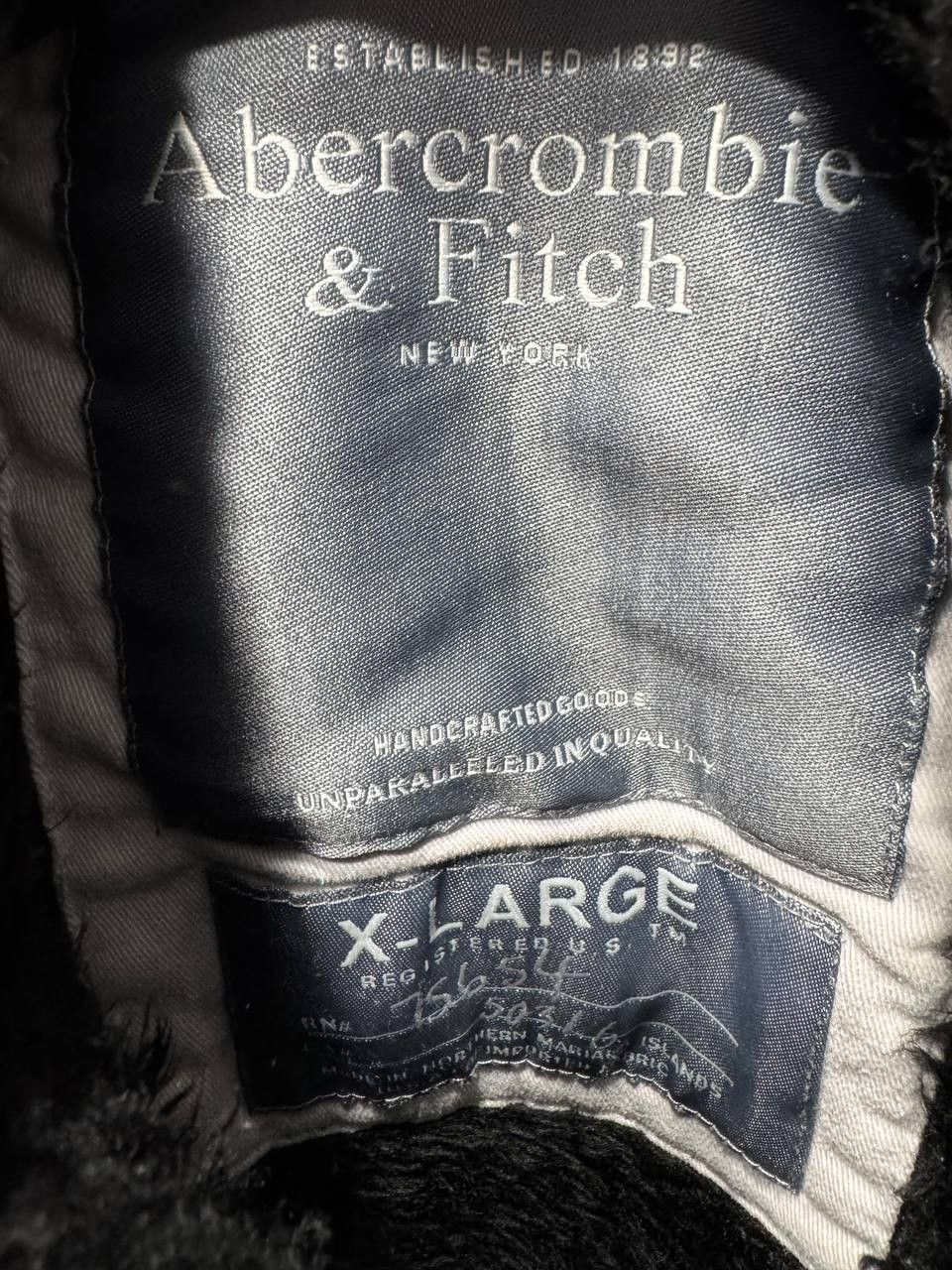 Abercrombie & Fitch Vintage Abercrombie & Fitch Fur Lined Hoodie Y2K Japan Style Size US M / EU 48-50 / 2 - 8 Thumbnail